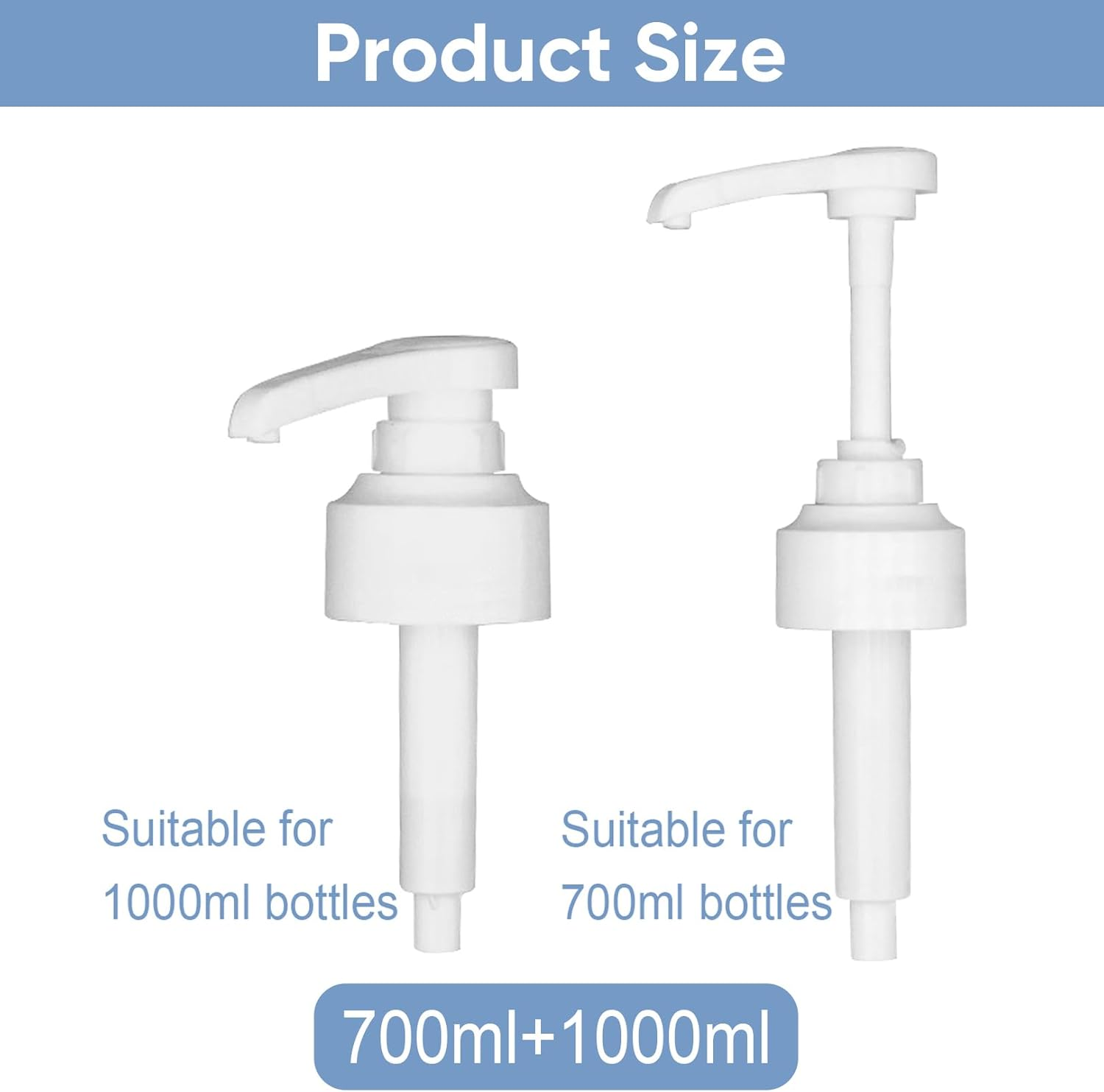 Pack of 2 Pump Dispenser Compatible with Monin Coffee Syrup Pump Snap-On Syrup Dispenser for Monin Dosing Pump 10 Ml Soap Dispenser Pump Head for 700 Ml and 1000 Ml Bottles Reusable Pump Attachment image number 6
