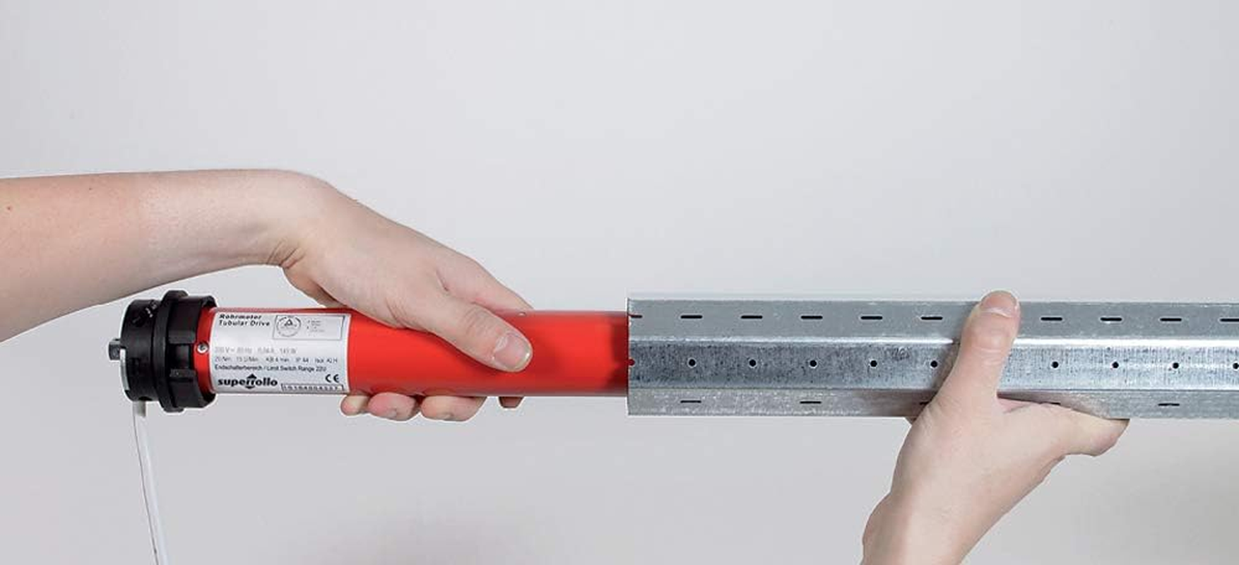 Superrollo RM30MMB Wireless Roller Shutter Motor (SW60, 30 Nm), Red image number 3