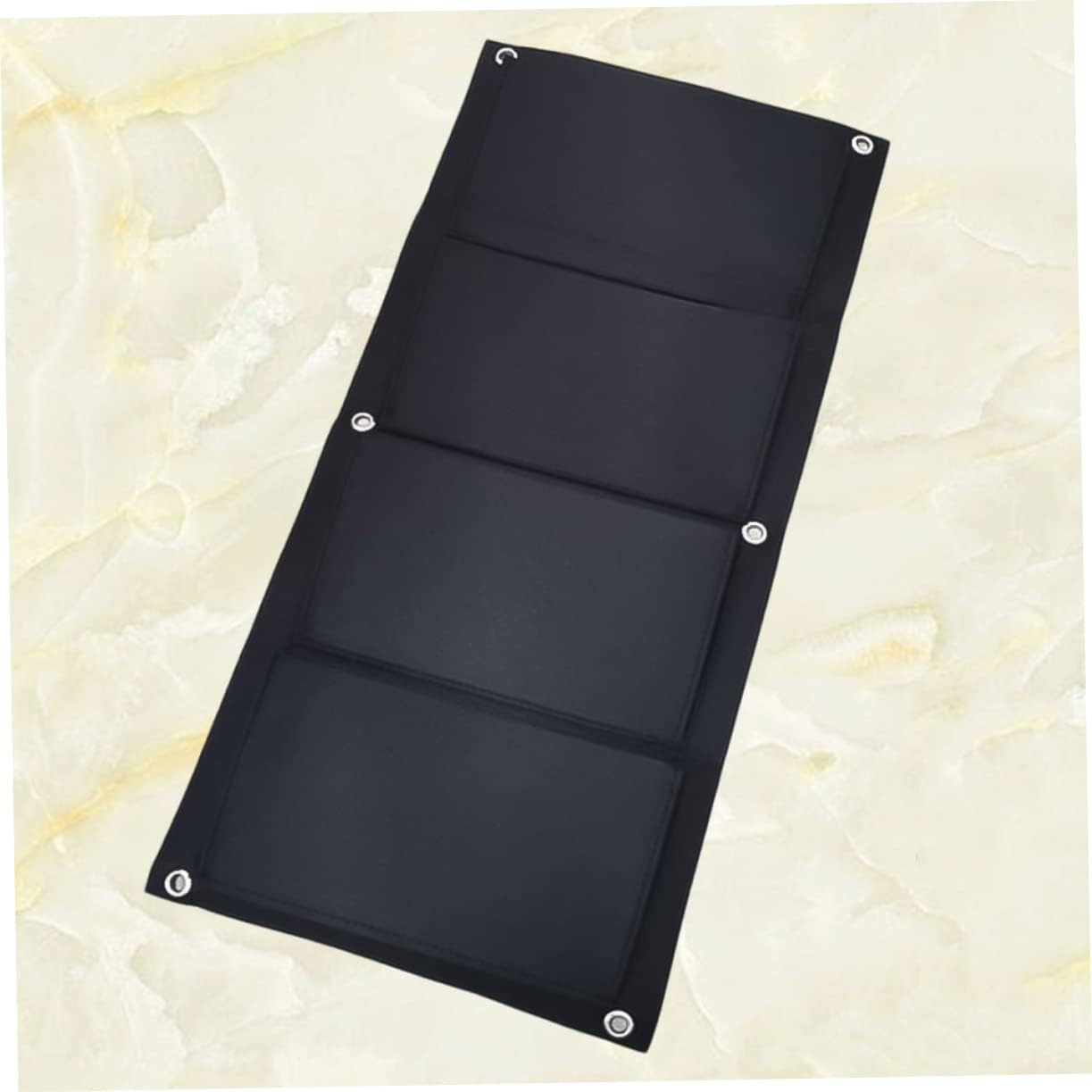 Yardwe Wall Hanging Planting Bag 4 Pockets for Compact Gardening Decor (65Cm Felt)