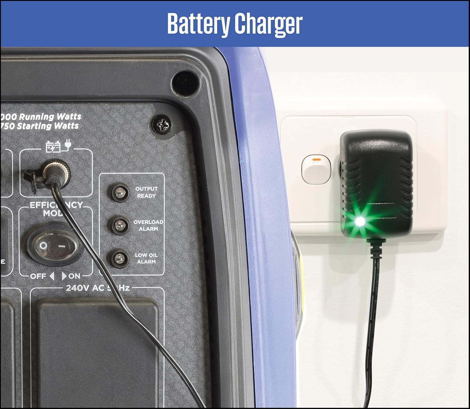 Westinghouse Igen3750S Digital Inverter Generator - 3000W Running/3750W Starting, Electric Start,100% Pure Sine Wave, Ideal for Outdoor Adventures and Home Backup Power Supply &ndash; Blue image number 4