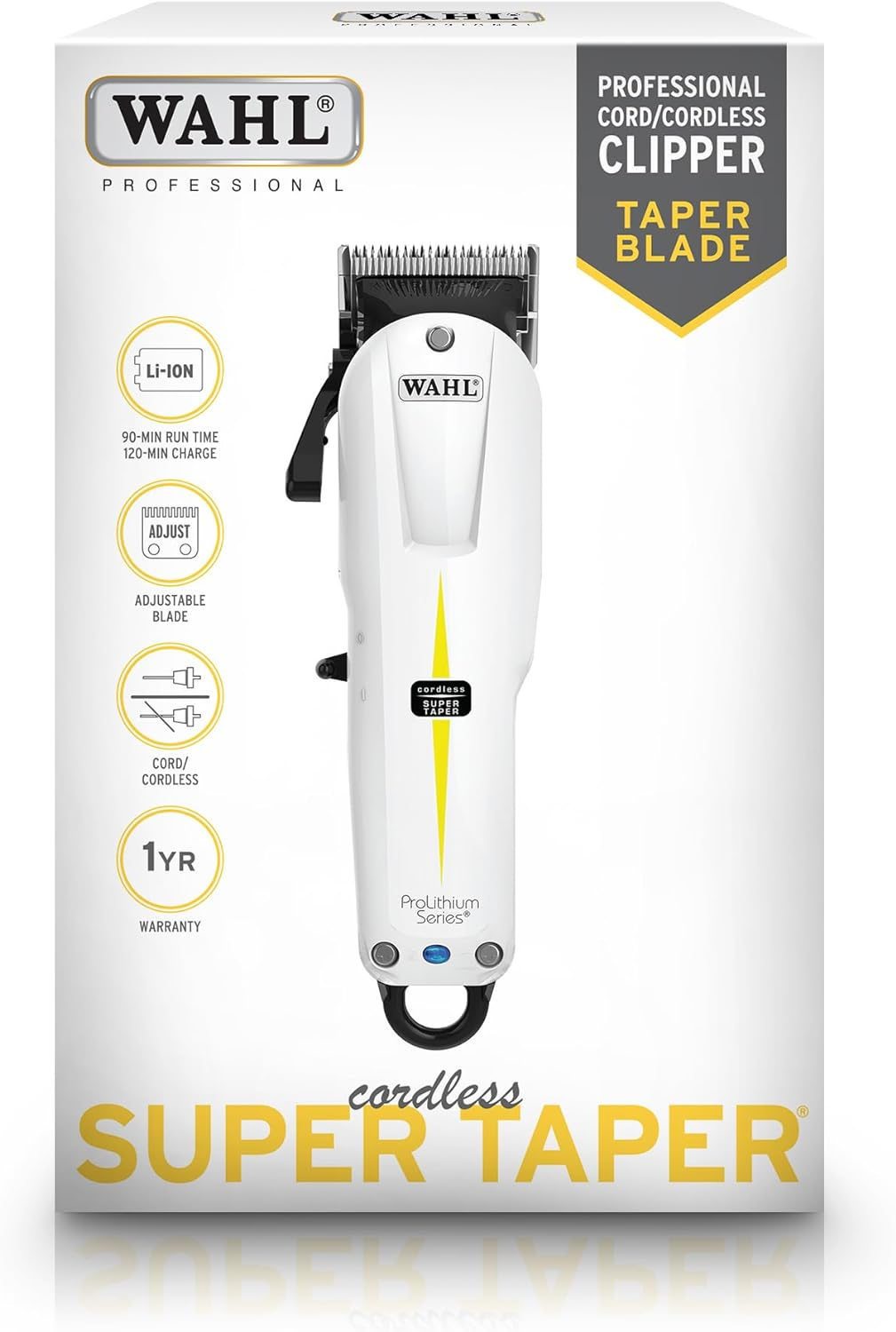 Wahl Super Taper Cordless Pro Lithium Hair Clipper image number 2