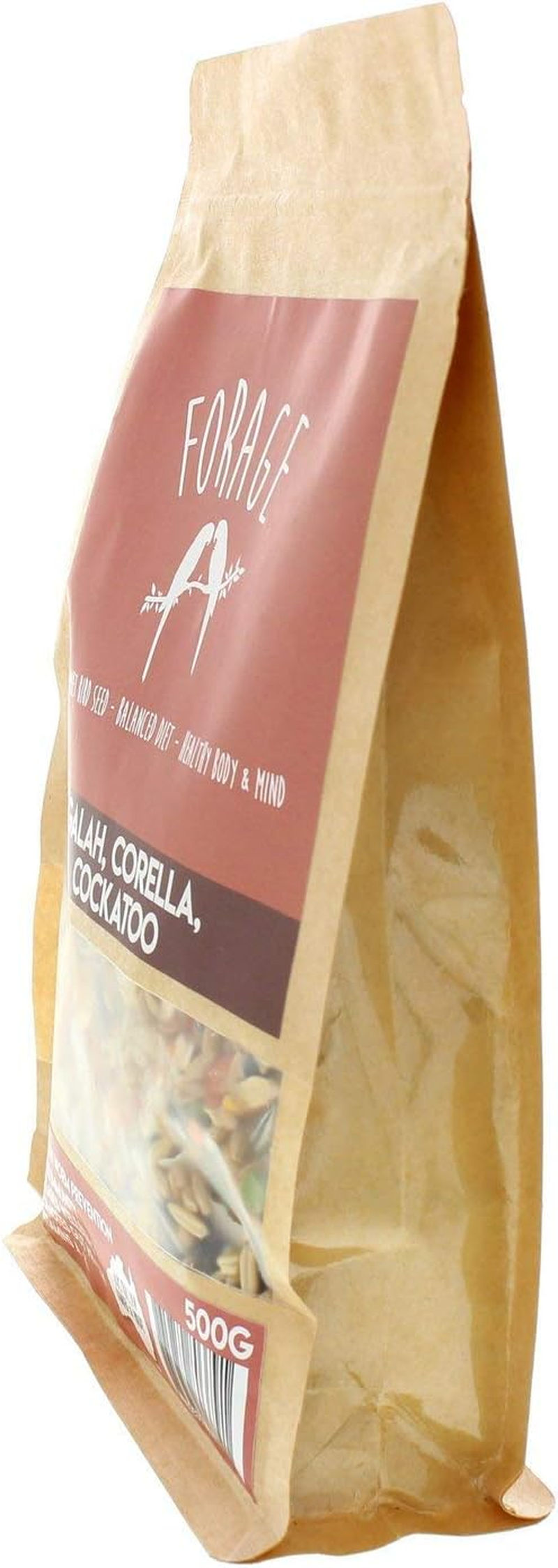 Forage Cockatoo, Galah & Corella 500G Bird Food Mix Millet Seed Australian Made image number 4