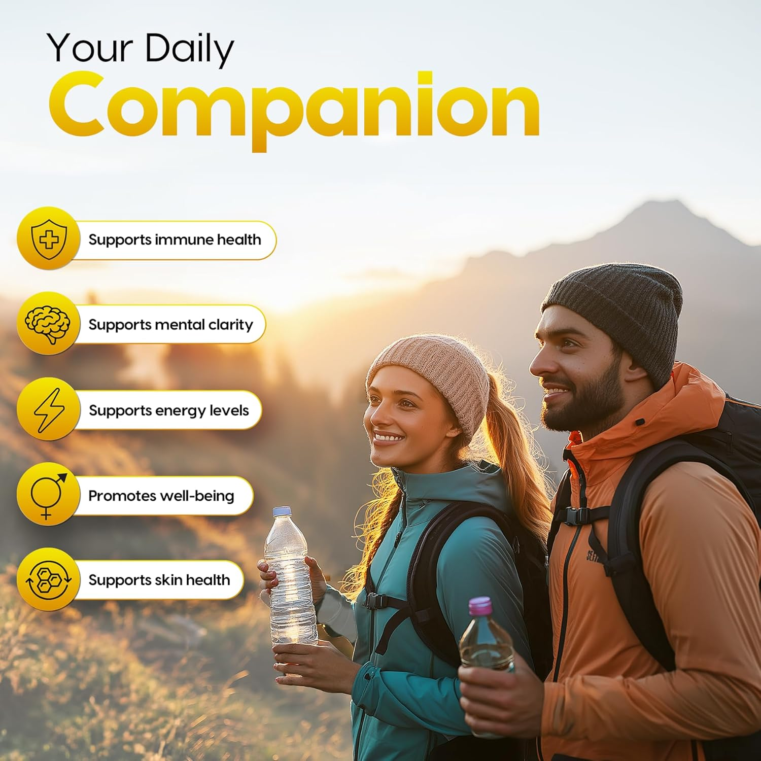 Shilajit Gummies 15000Mg | Pure Himalayan Shilajit | Lab Tested | Rich in Fulvic Acid & 85+ Trace Minerals | Vegan Organic Product for Daily Energy & Wellness | 60 Gummies Honey Ginger Flavour image number 1