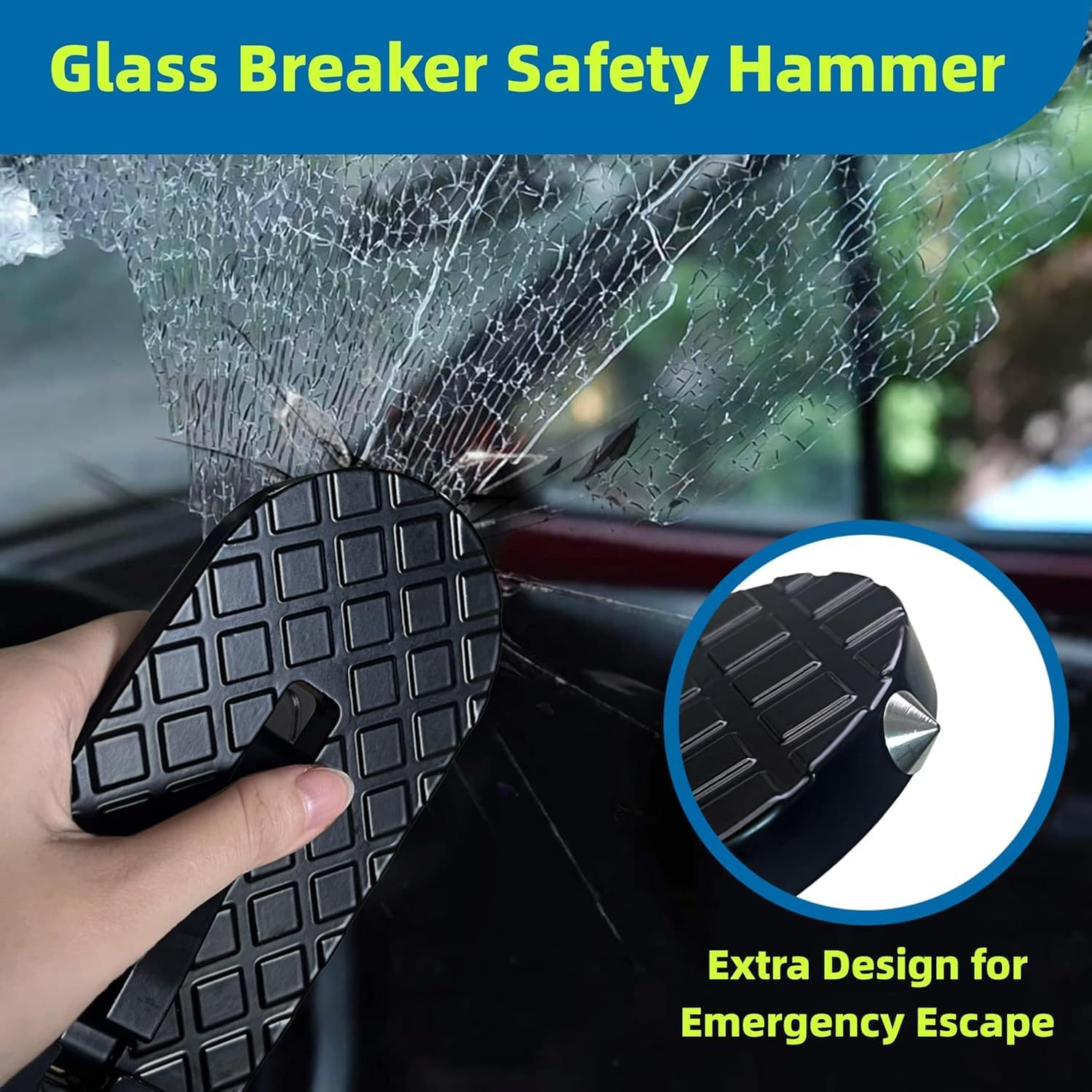 Car Door Step, Universal Fit Car Roof Access, Folding Aluminum Alloy Car Step, 400Lbs Load Capacity, Fits Most Cars, Suvs and Trucks (Black) image number 3