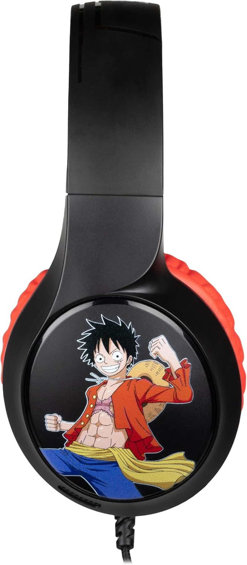 Konix One Piece Gaming Headset for PS4, PS5, Switch, Xbox - Microphone - 1.5M Cable - 3.5Mm Jack - Luffy Motif