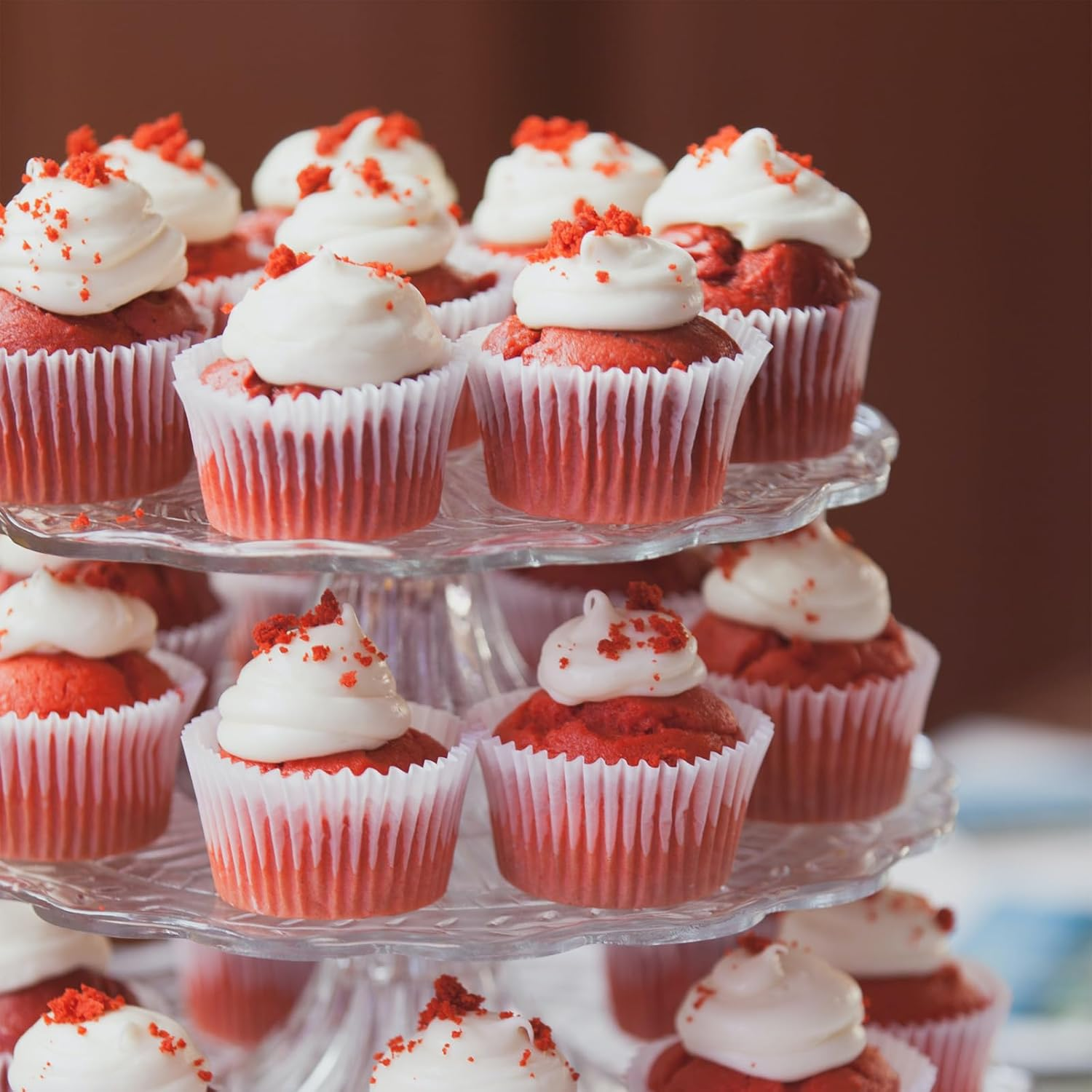 4 Cup Muffin Pan, Bakeware Non-Stick Cupcake Baking Pan Mini Pie Pans, Air Fryer Small Oven Cupcake Baking Pan Non Stick No Toxic Bakeware, Heavy Duty Carbon Steel Muffin Tray for Oven Baking (2PCS) image number 3