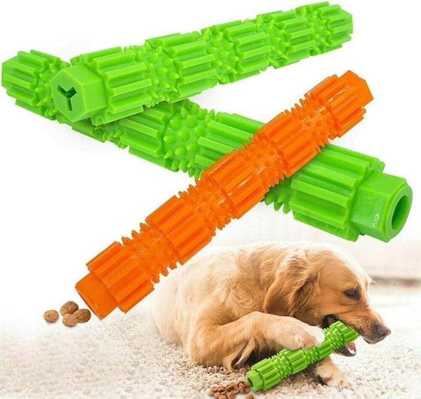 Dog Toy,Dog Chew Toy,Puppy Toy, Durable Chew-Resistant Rubber Stick for Aggressive Chewer, Teeth Cleaning and Slowing Feeding Toy for Dogs,An Exciting Gift for Your Pet(Green) image number 5