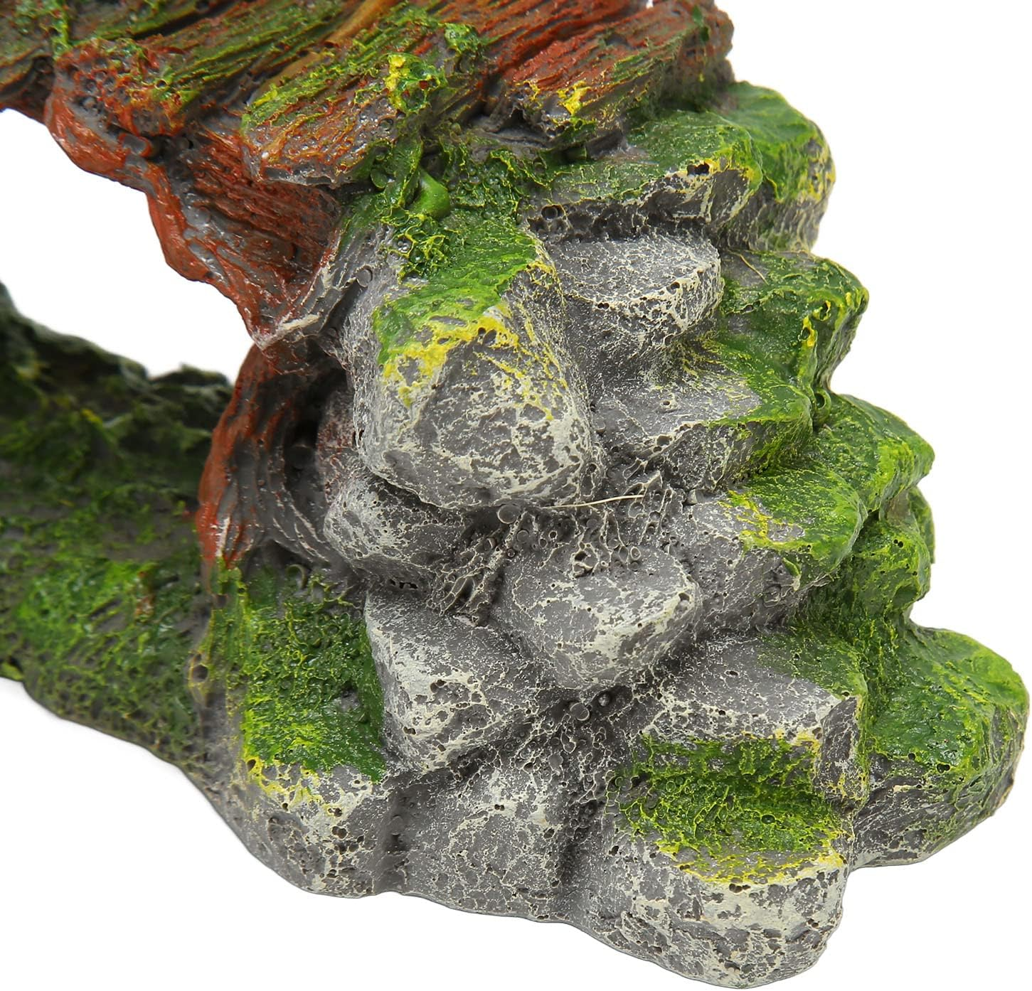 18Cm/7Inch Resin Mountain Fish Tank Decoration: Enhance Your Underwater Environment or Outdoor Garden with This Exquisite Aquarium Ornament image number 4