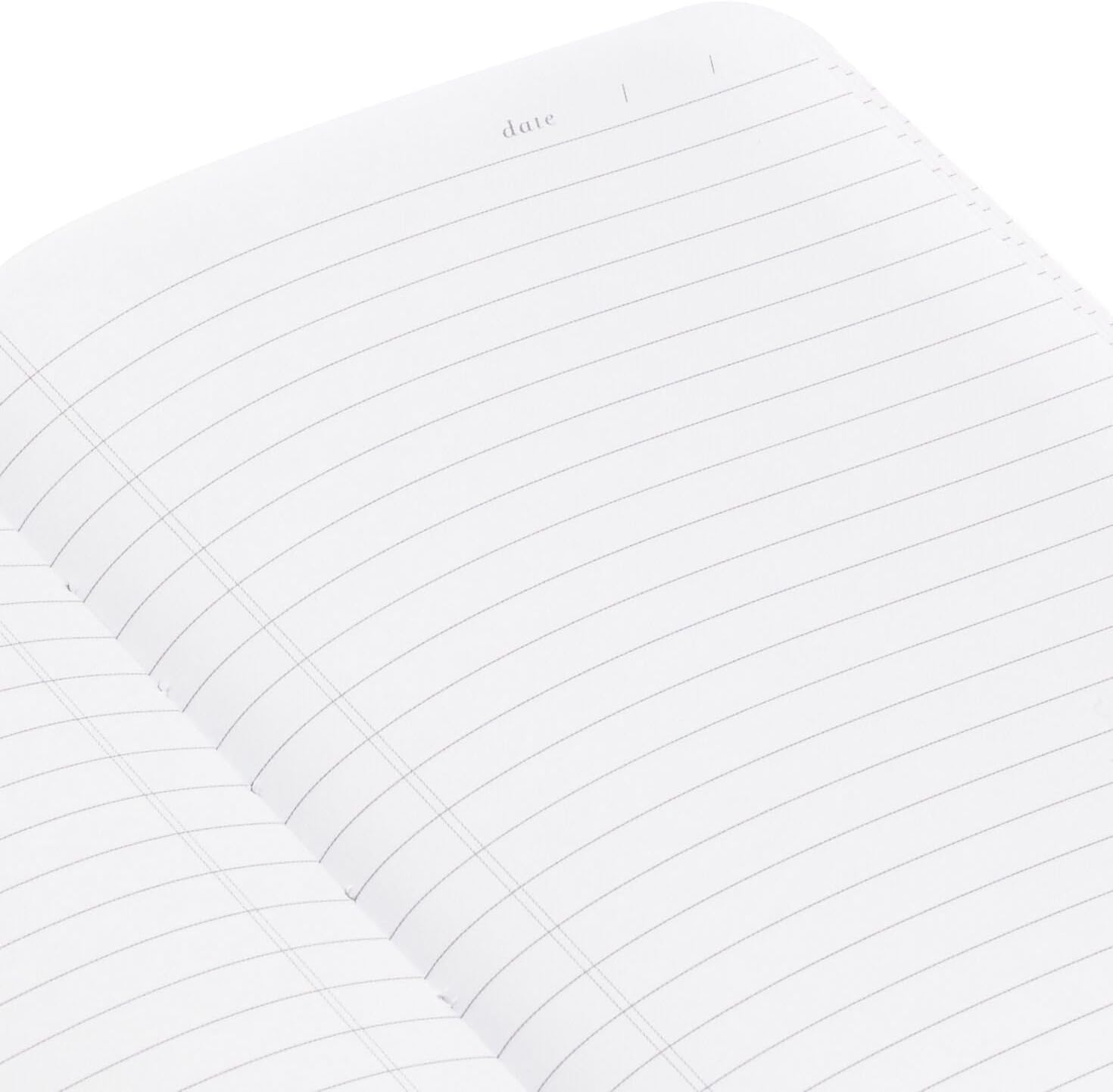 Hallmark Next Chapter Notebook, Hardcover Notebook - 5-Inch Width X 7 Height-Inch - 300 Pages, Bright Fuchsia Cover and Ribbon Bookmark. Manifestation Journal/Mindfulness Journal, for Her image number 3