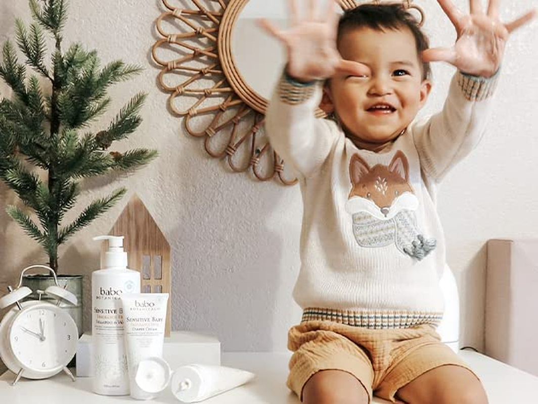 Babo Botanicals Sensitive Baby Zinc Fragrance Free Diaper Cream, 3 Oz image number 2