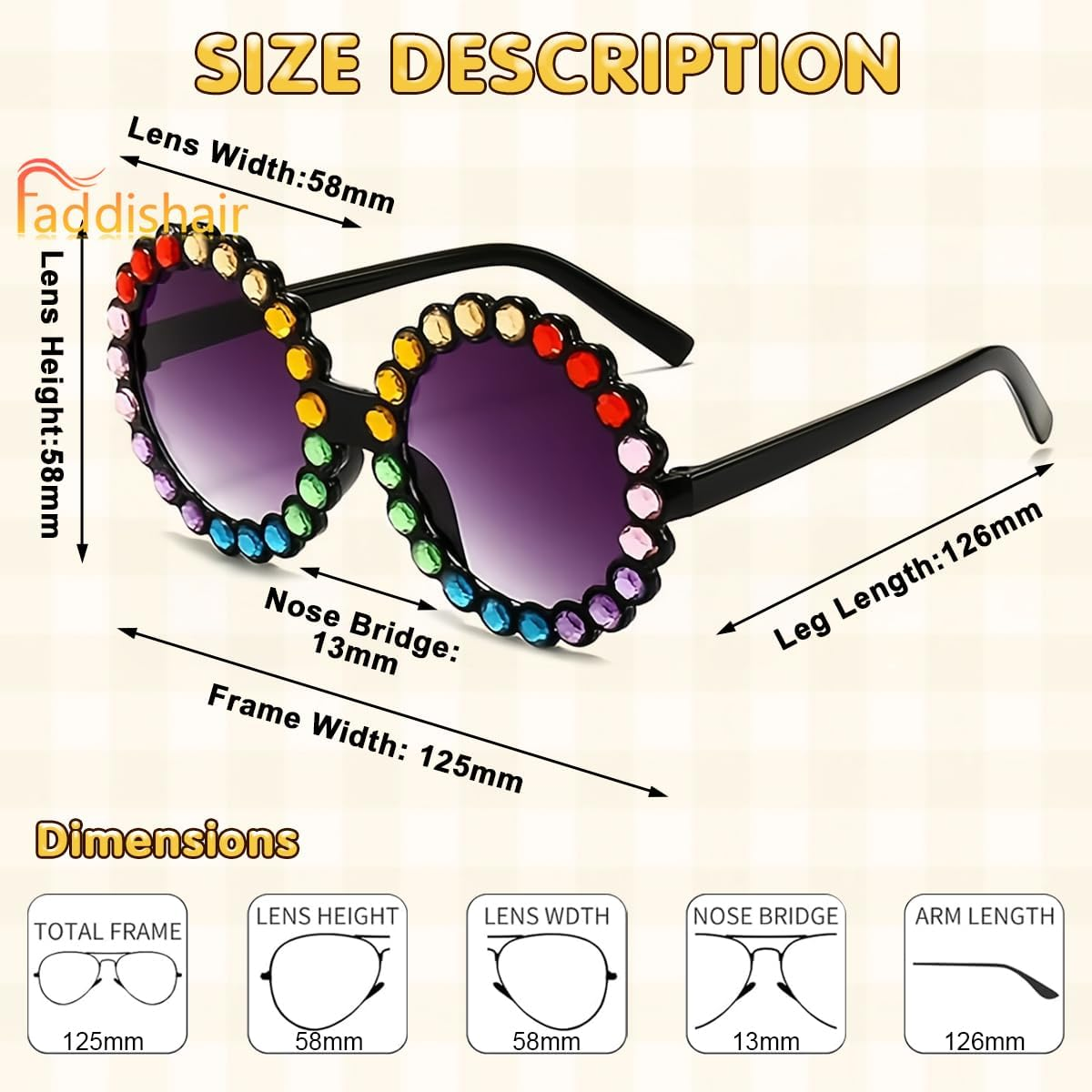 Kids Sunglasses for Girls Boys Age 2-9 Beach Birthday Party