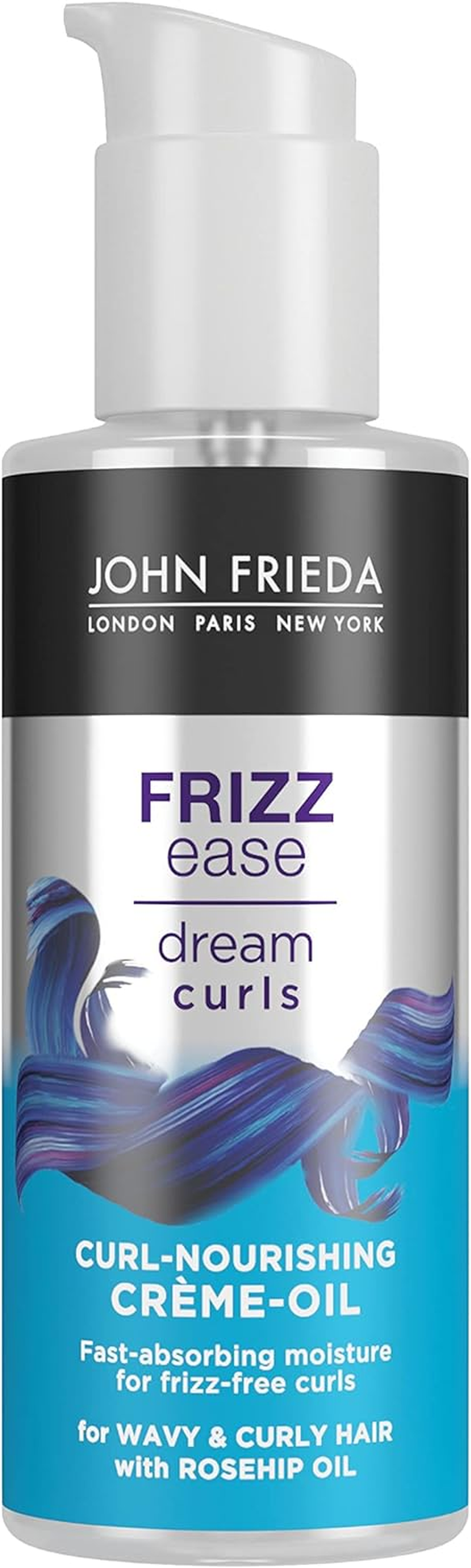 John Frieda Frizz Ease Dream Curls Fast Absorbing & Nourishing Curl Cr&egrave;me Oil for Soft & Defined Curls 100 Ml for Wavy & Curly Hair image number 3