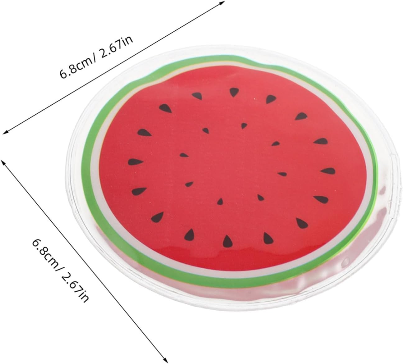 CIMAXIC 6Pcs Face Ice Packs Cooling Eye Patches Cold Compress for Reusable Gel Eye Pads Dryness and Strain with Fruit Pattern image number 2