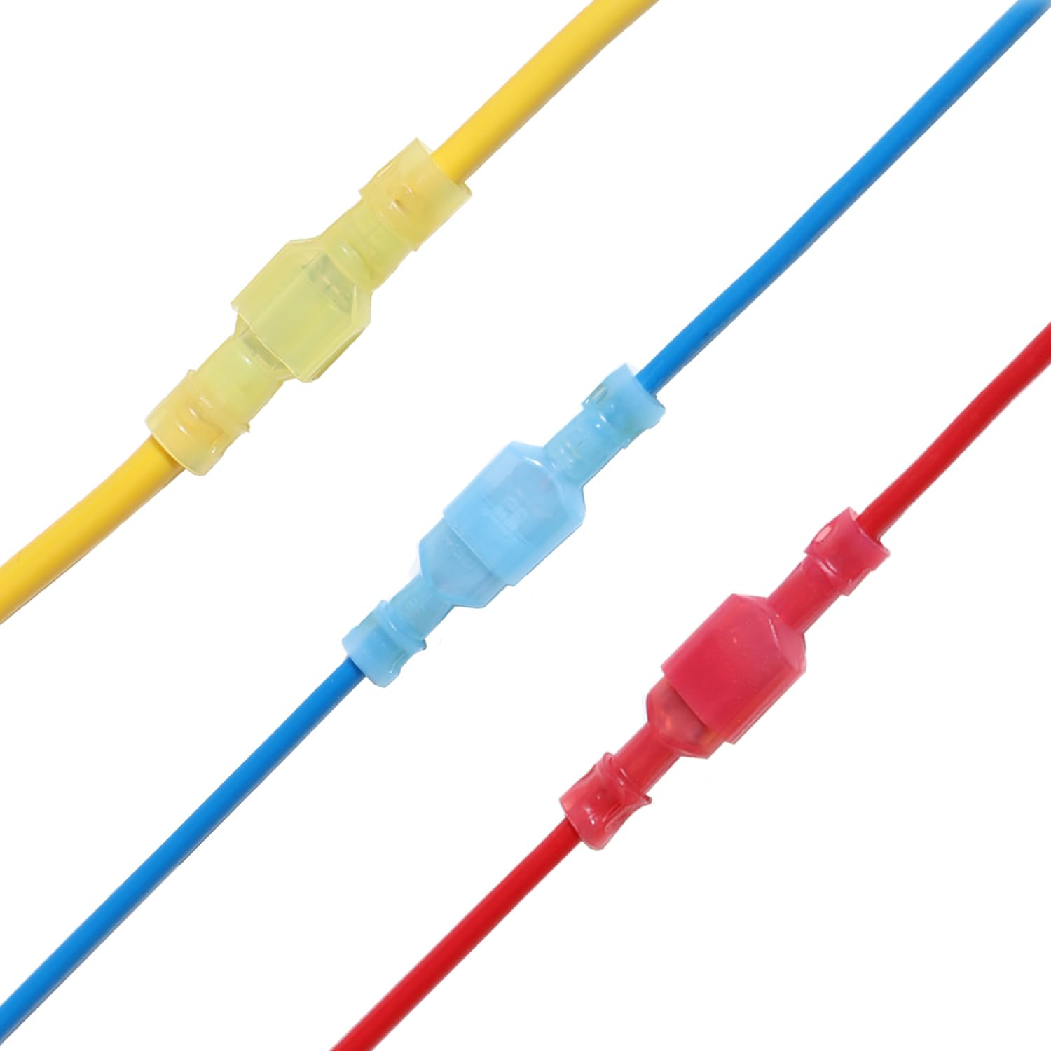 Aikoolwer Nylon Spade Connector Kit Crimping Tool Quick Insulated Wiring Connect Male Female Wire Crimp Terminal Disconnect Ends Ratcheting Crimper Electrical Automotive image number 6