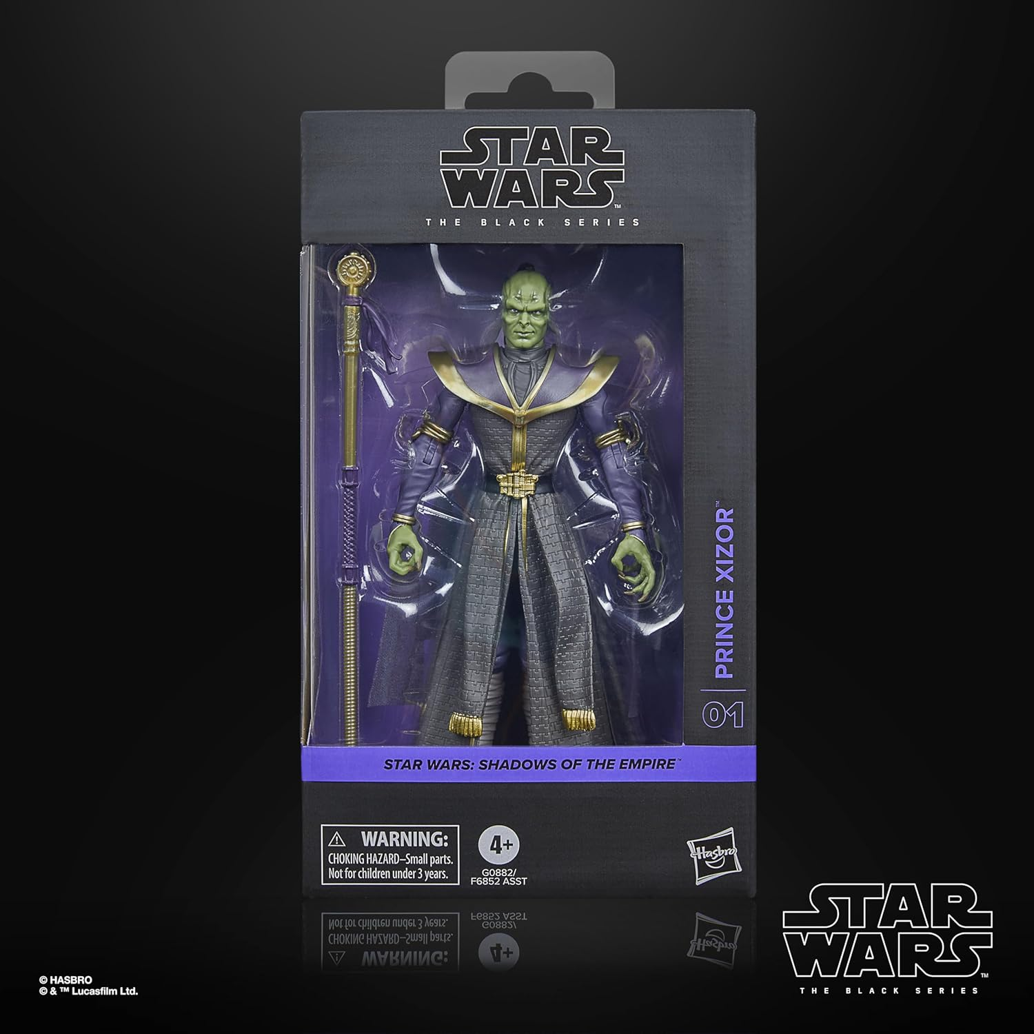 Star Wars the Black Series Prince Xizor, Star Wars: Shadows of the Empire Premium Collectible 6 Inch Action Figure image number 5