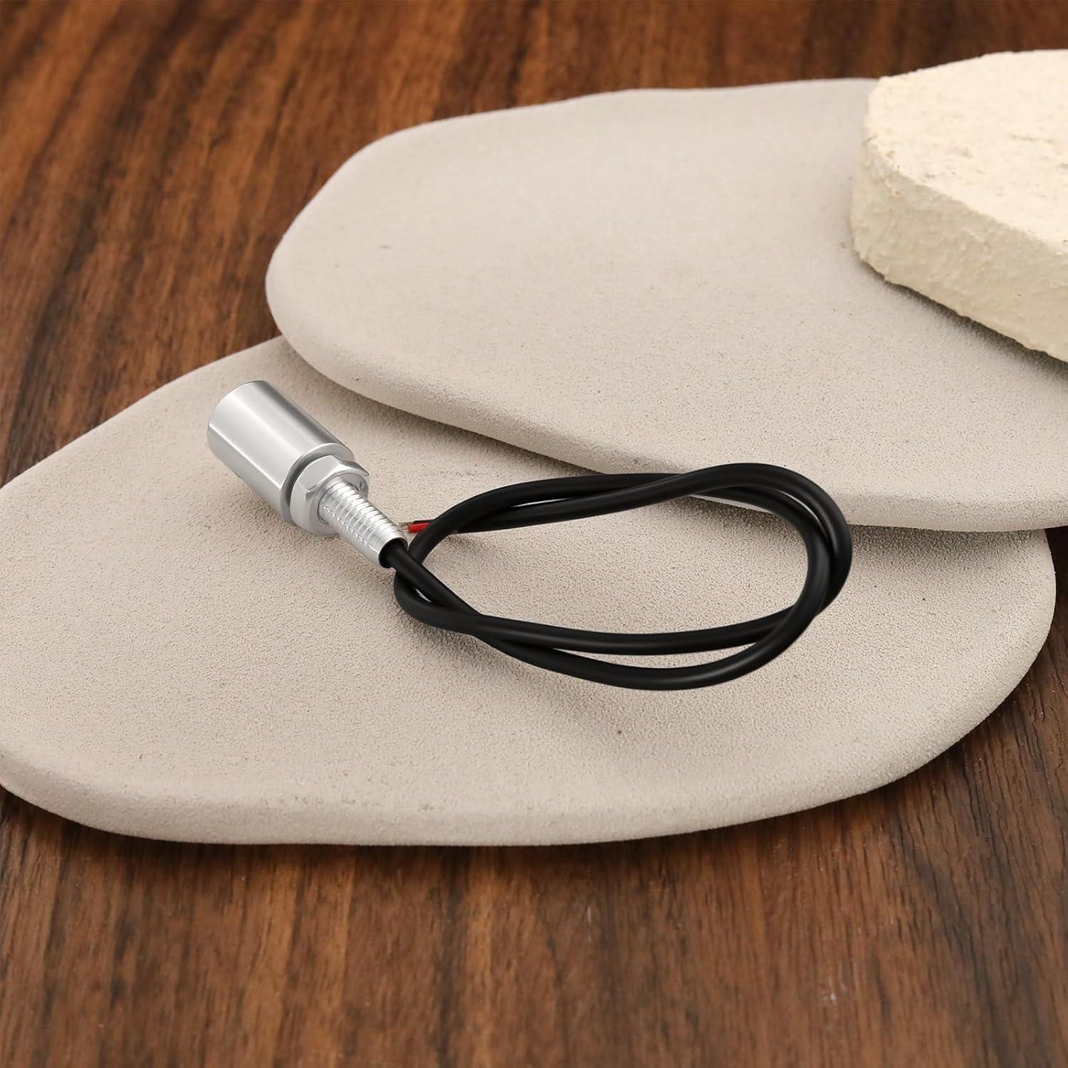 2Pcs 12V M6 round Metal Motorcycle LED License Plate Lights for Most Motorcycles Scooters Cars Trailers image number 6