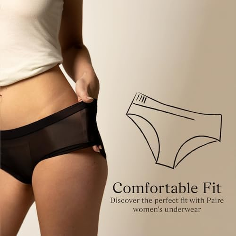 Paire - Women'S Lipstick Underwear | Seamless Panties | Lightweight & Travel-Friendly |Quick Dry Technology| 3 Pack image number 3