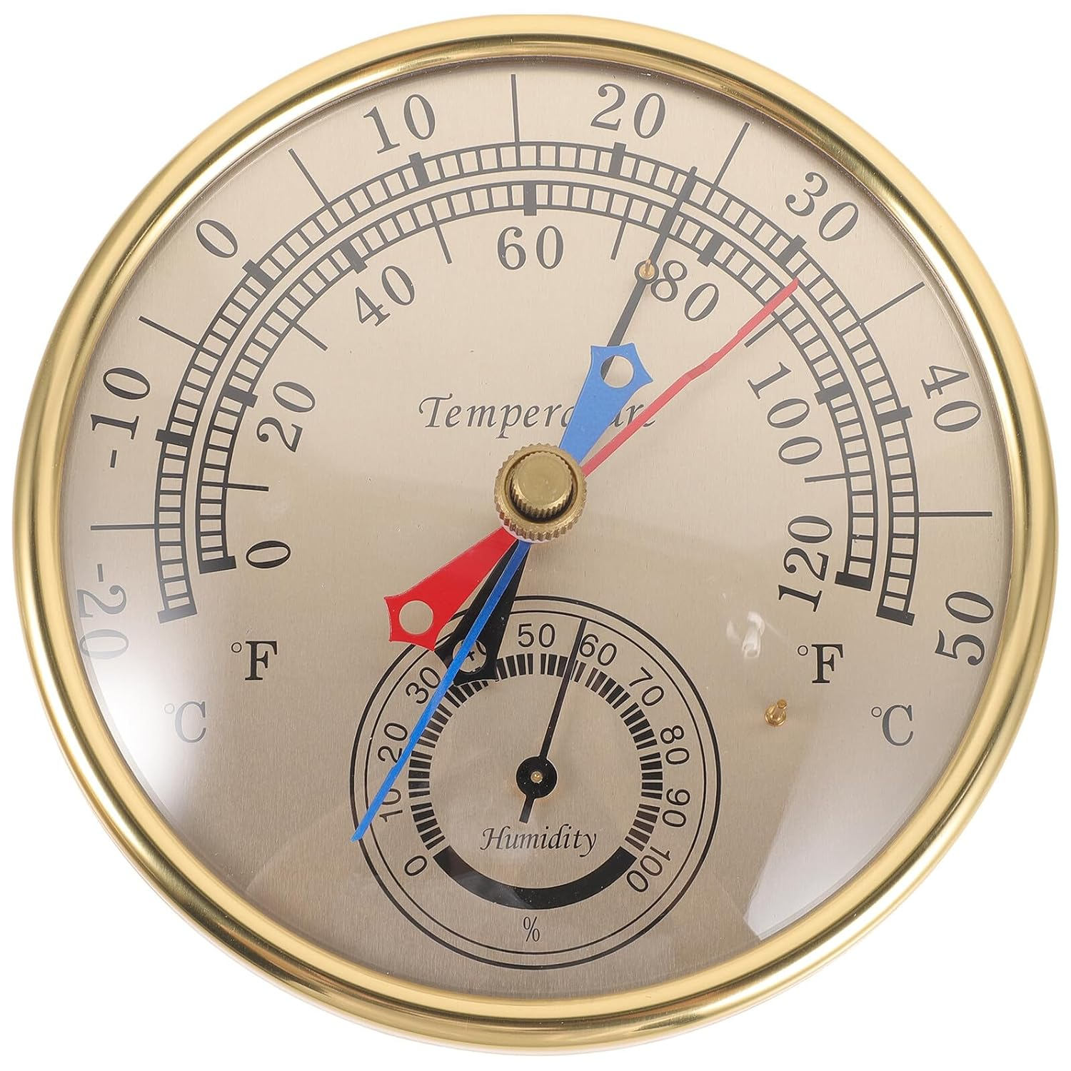 Outdoor Thermometer Hygrometer for Garden and Greenhouses Maximum and Minimum Temperature Humidity Gauge with Safe Rounded Edges Glass and Plastic Design for Indoor and Outdoor Use image number 2