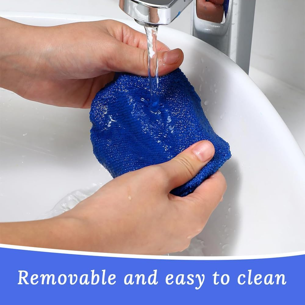 Windshield Cleaning Supplies, Cleaning Supplies, Window Cleaner Wiper Tool with Retractable Handle, Auto Glass Cleaning for Car Detailing, Truck, SUV, RV and Home Windows (Blue) image number 5