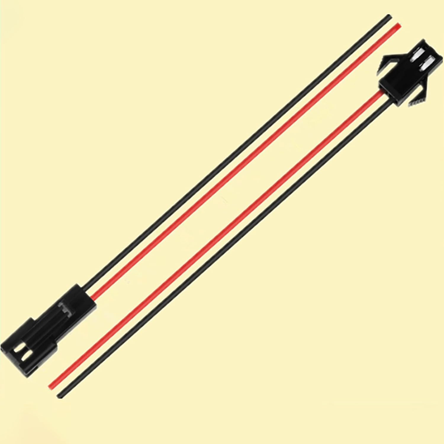 Tunghey 10Pack 3 Pin JST Connector Micro Electrical Male and Female Connector Adapter Plug with 15CM Wire Cables for LED Light Strip (3PIN) image number 2