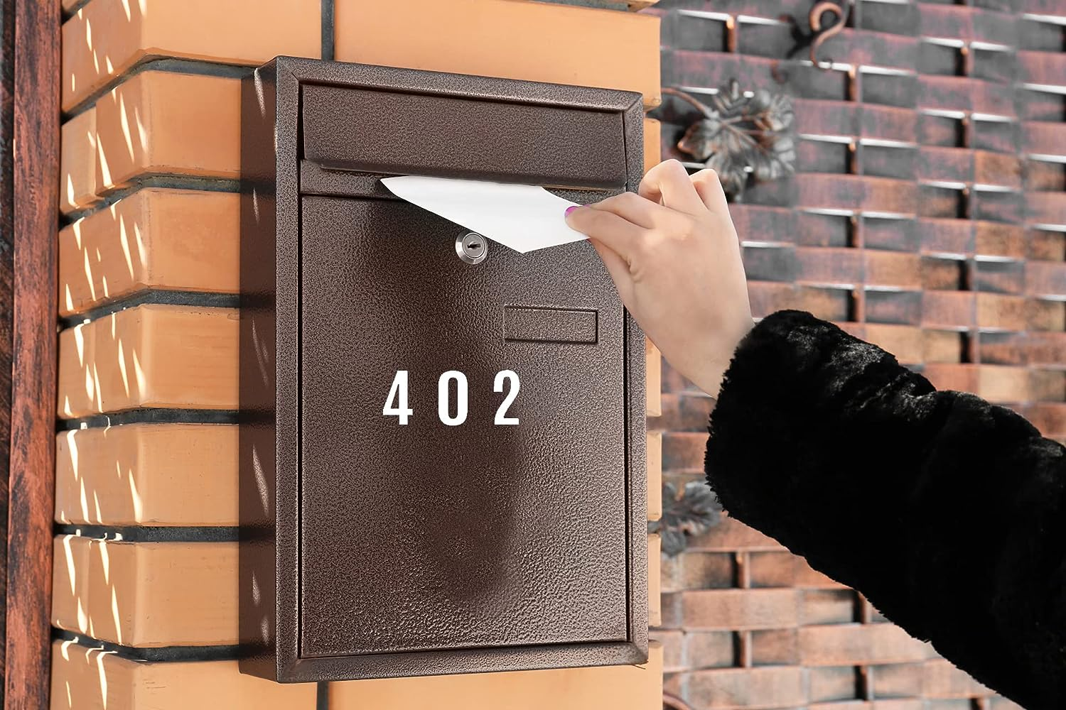 12 Sheets Vinyl Letter Stickers, Betterjonny White Self-Adhesive Letters Numbers Stickers 1In Alphabet Letter Stickers Kit for Mailbox, Signs, Window, Door, Cars, Home, Business, Address Number - Black image number 2