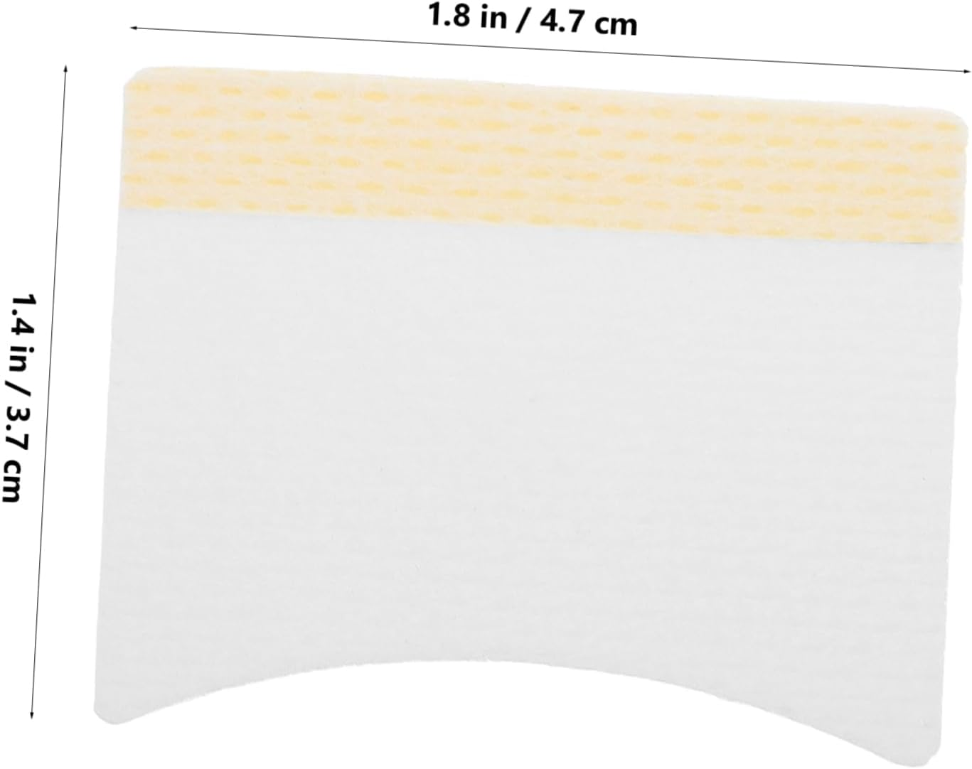 40Pcs Eyelash Extension Removal Pads Organic Cotton Makeup Remover Pads No Residue Gentle Sensitive Skin image number 2