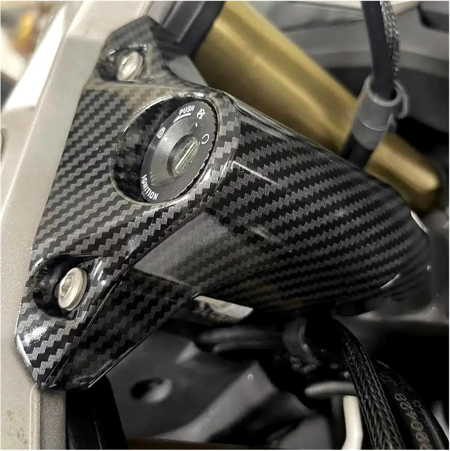 Motorcycle Ignition Starter Lock Decorative Cover Accessories Keyhole Protective Cover for 450SR 2022 2023