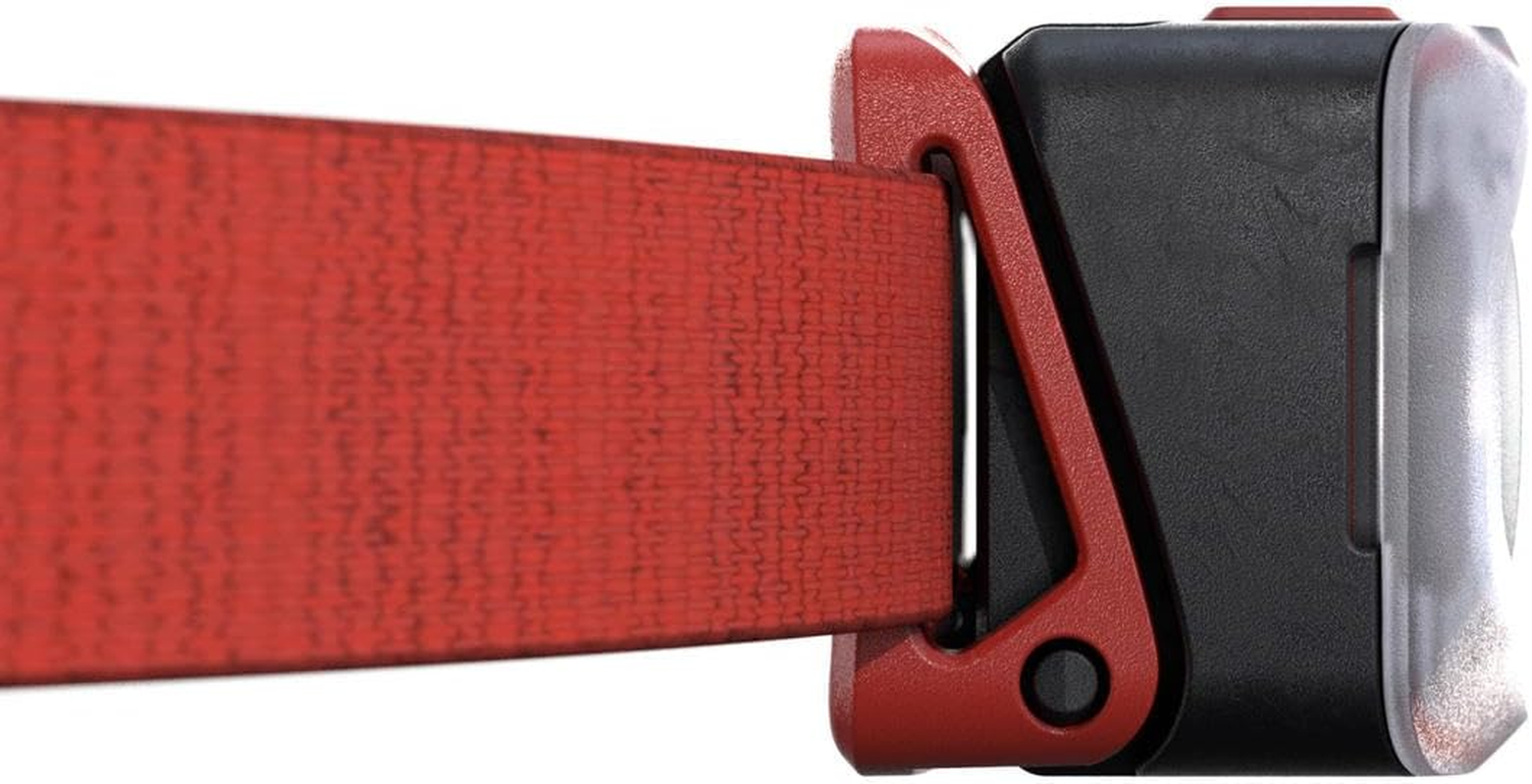 Decathlon Forclaz Bivouac 500 Usb Rechargeable Head Torch - 100 Lumens Brick Red - Headlamp image number 5