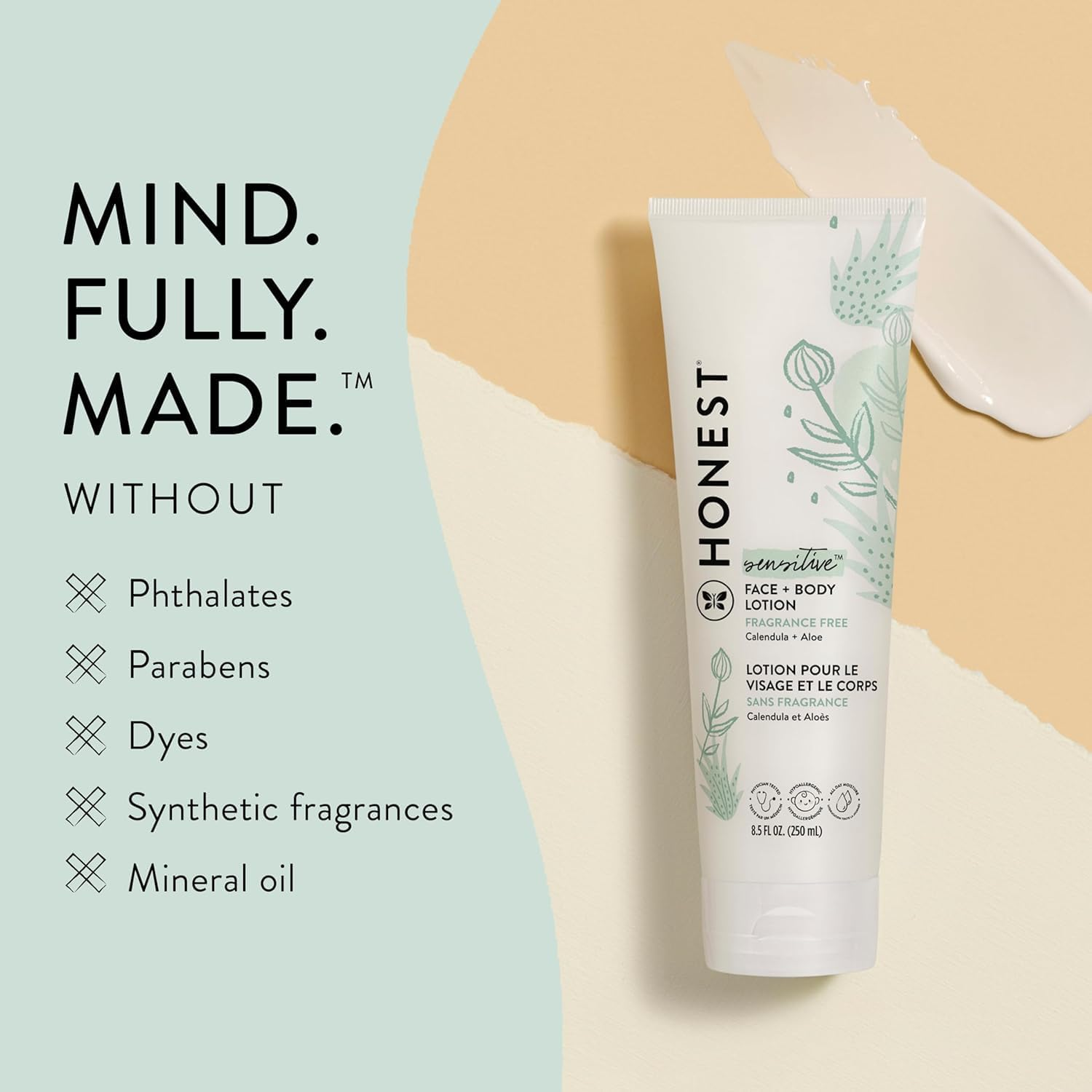 The Honest Company Fragrance-Free Face + Body Lotion image number 1