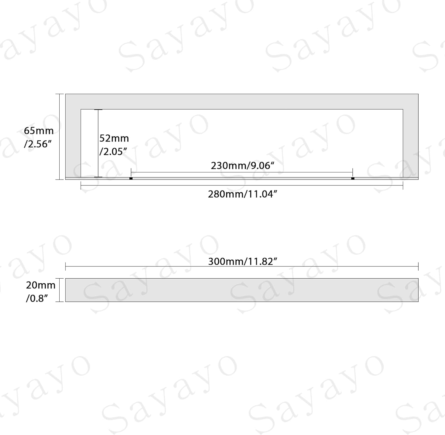 SAYAYO Towel Bar for Bathroom Black, 12 Inch Hand Towel Holder Self Adhesive Towel Rack Sticky Stainless Steel Wall Mounted, No Drill image number 4