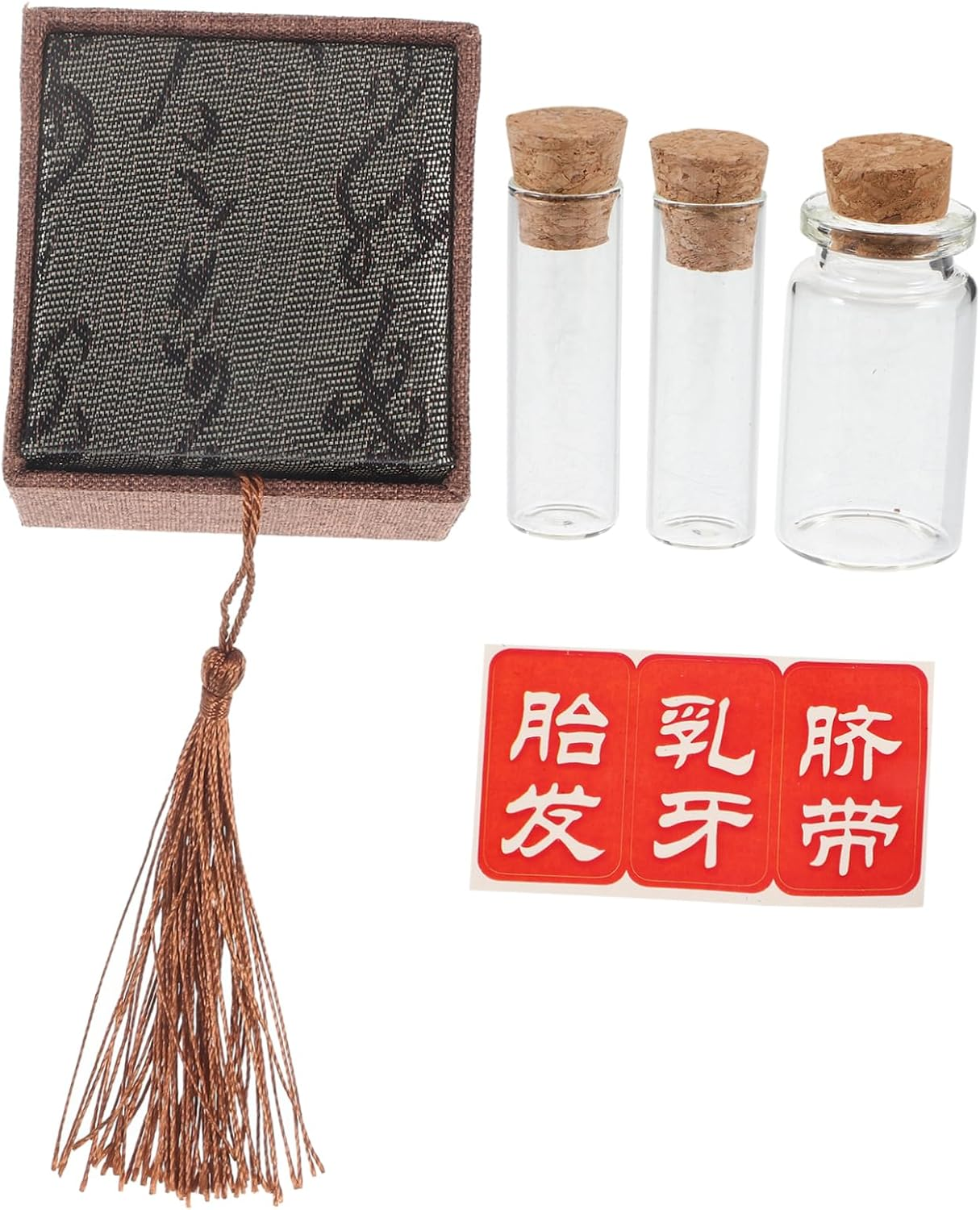 Zerodeko Lanugo Storage Bottle Diy Keepsake Holder for First Tooth Collection Boy Girl Teeth Preserver Case Cartoon Box for Boys and Girls Random Style image number 4