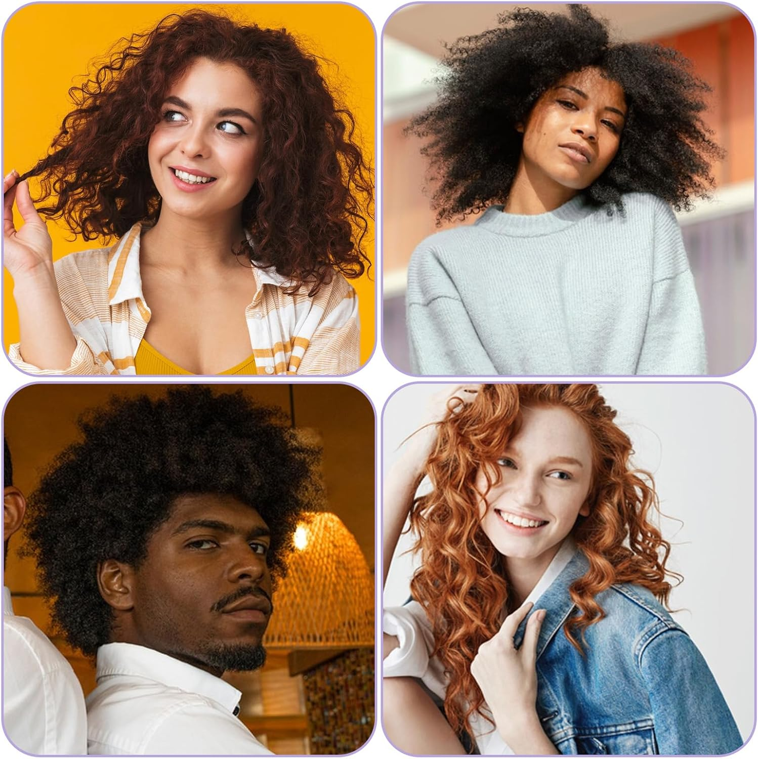 Hair Picks for Curly Hair, 1 Pcs Metal Hair Pick for Black Men Afro Pick Comb Detangling Wig Braid Hair Styling Tool for Women and Men image number 2