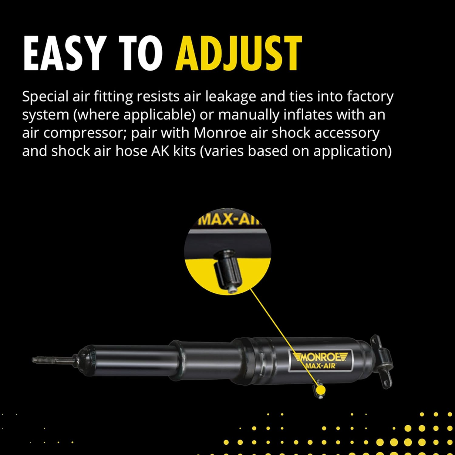 Monroe MA834 Max-Air Adjust Shock Absorber image number 3