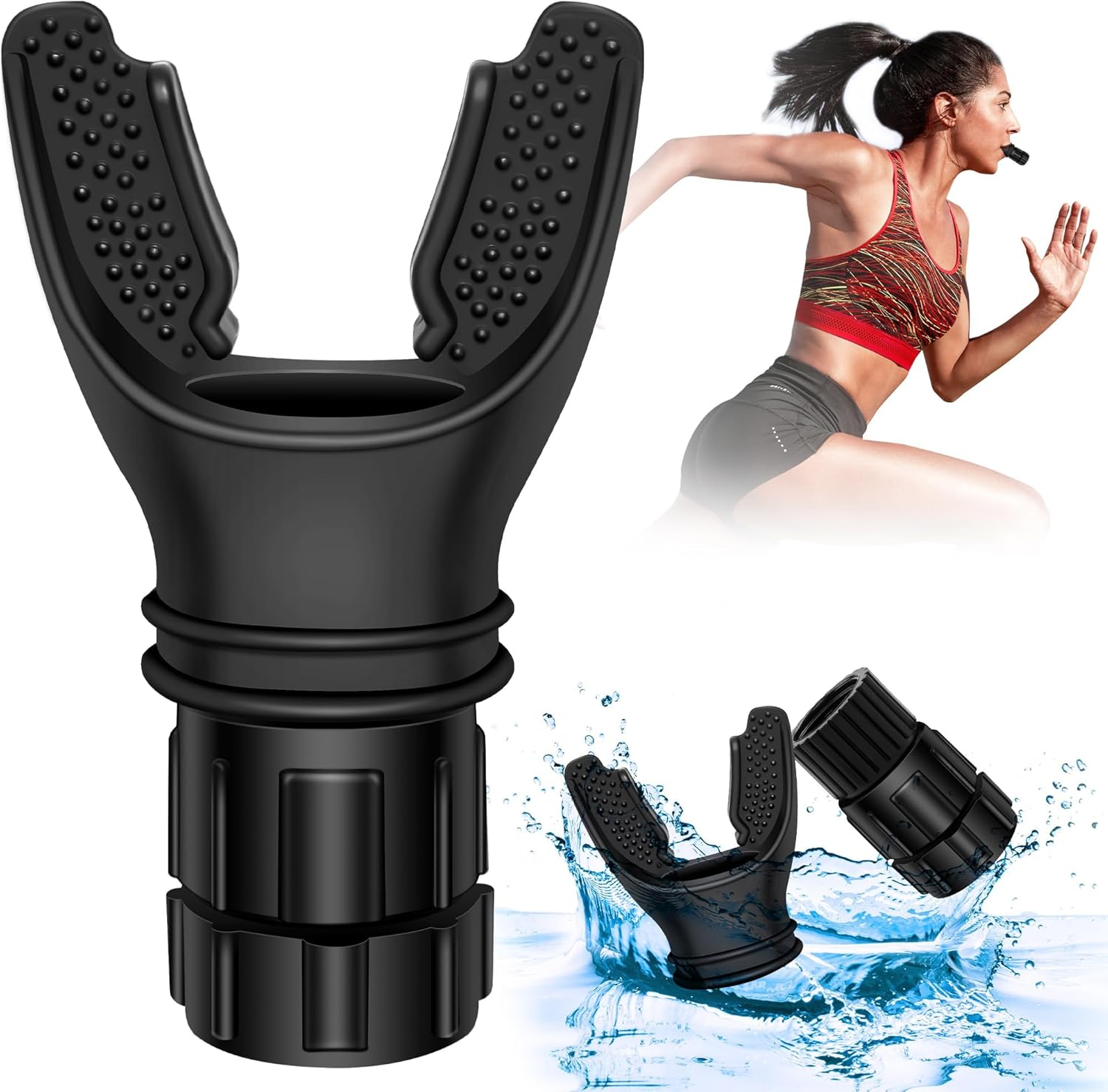 Portable Muscle Trainer, Exercise Trainer with Resistance Adjustable, Easy to Clean and Use, Improve Strength and Endurance（Black） image number 2