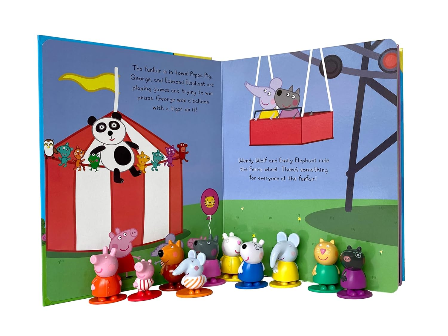 Peppa Pig Better Together My Busy Books - Storybook, 10 Figurines, Playmat image number 3