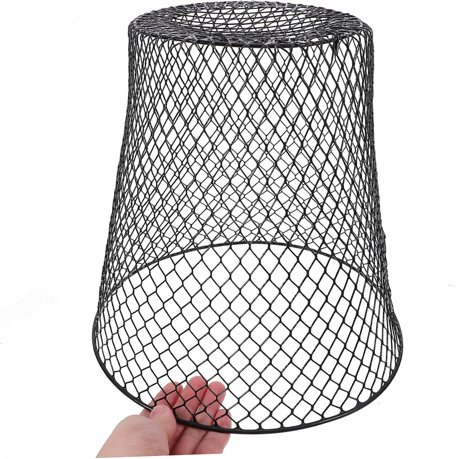 5Pcs Sturdy Iron Plant Protector Mesh Cover for Garden Wire Flowerpot Cage Plant Supply image number 2