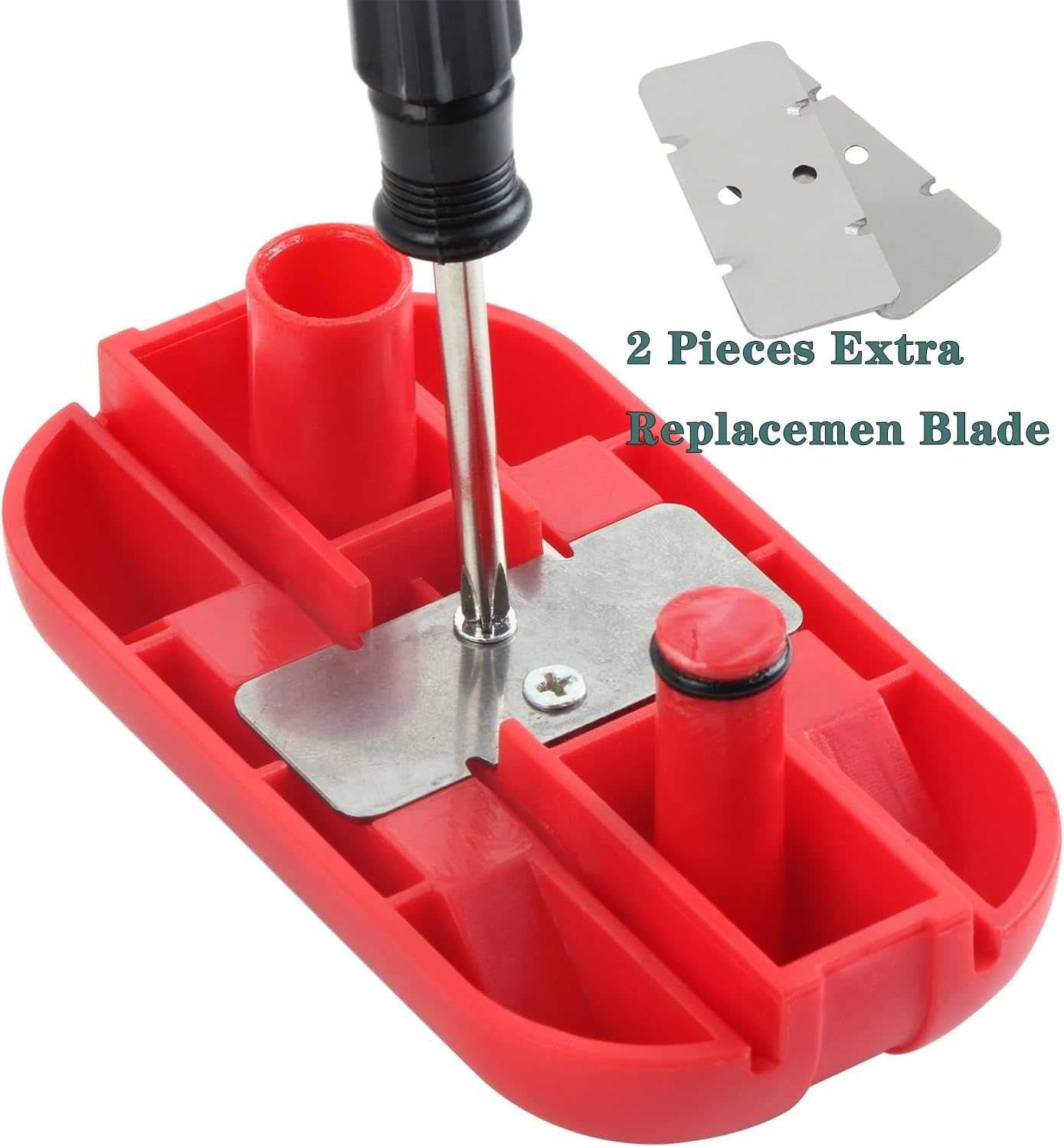 KEWAYO Woodworking Edge Banding Trimmer, Edge Trimmer Tool Wood Edge Trimmer Anti-Slip Edge Banding Tool Edge Banding Cutter for Woodworking Wood Veneer (Red) image number 3