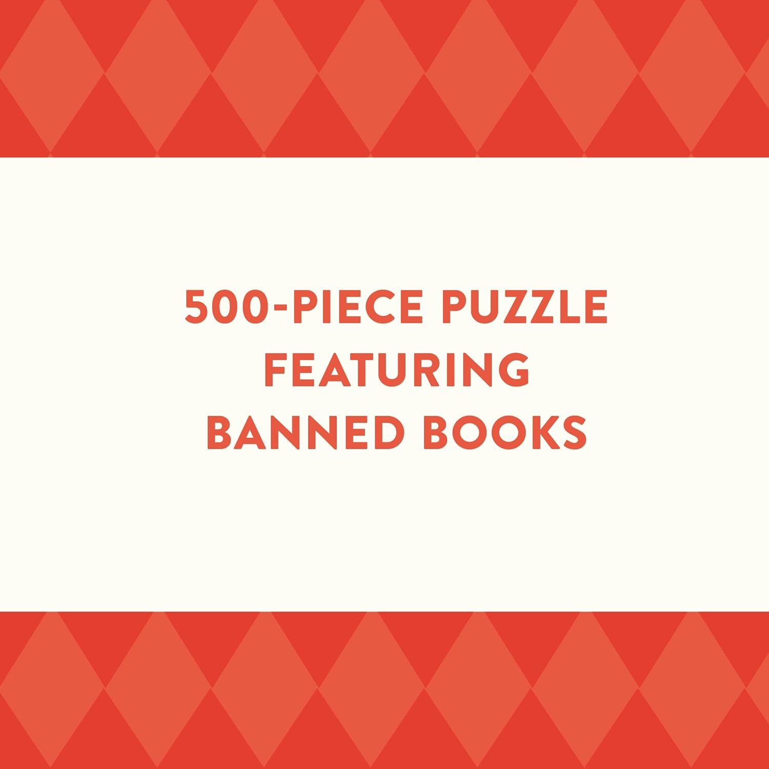 Chronicle Books Bibliophile Banned Books Puzzle: 500-Pieces