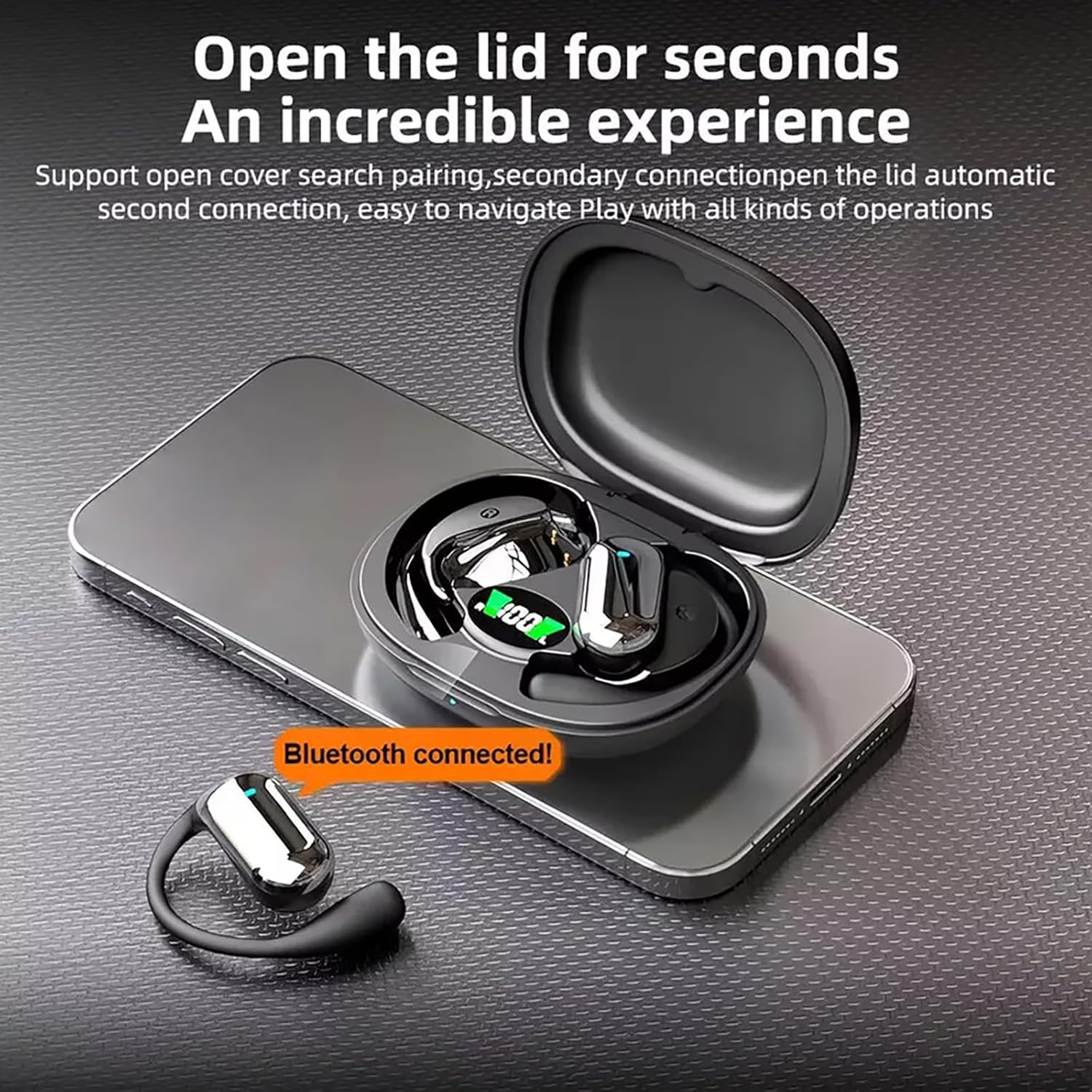 Auriculares Traductores De Idiomas, Ai Translator Earbuds, Real-Time Translation in 144 Languages, Bluetooth Translator Device for Business Meetings and Learning (Khaki) image number 1