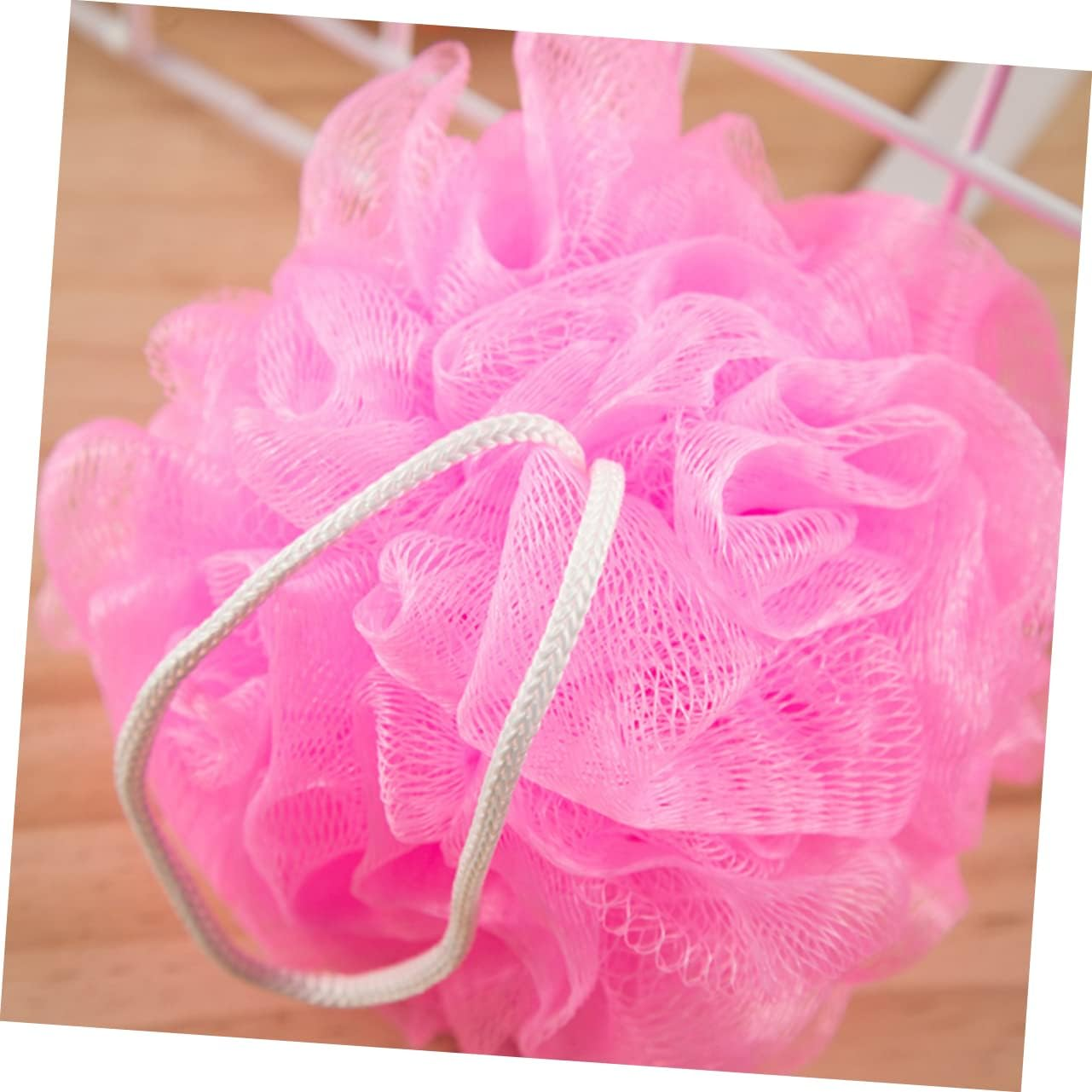 Mikinona 16 Pc Set Bath Ball Shower Ball Mesh Nets Gentle Body Scrubber Skin Care image number 1