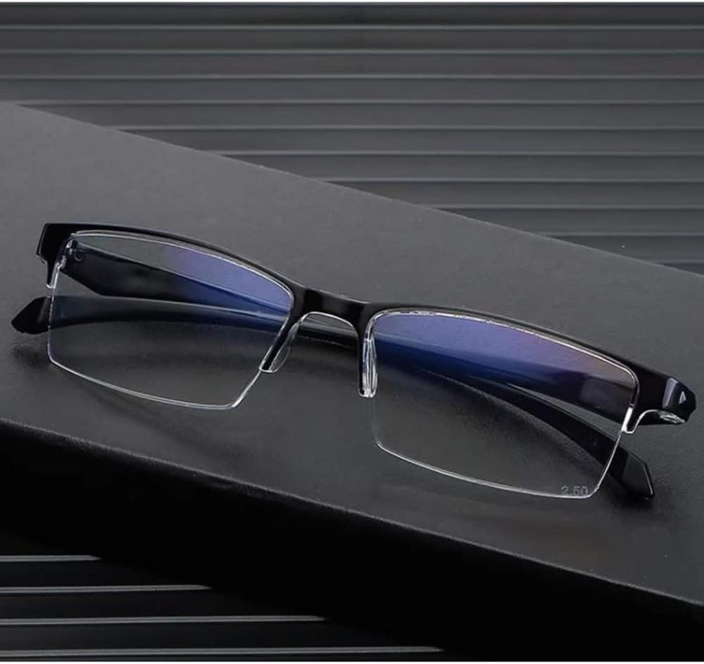 Progressive Multifocal Reading Glasses, Men'S Photochromic Transition UV400 Sunglasses,+1.0 to +3.0 Diopter (Color : Black, Size : +3.00) image number 2