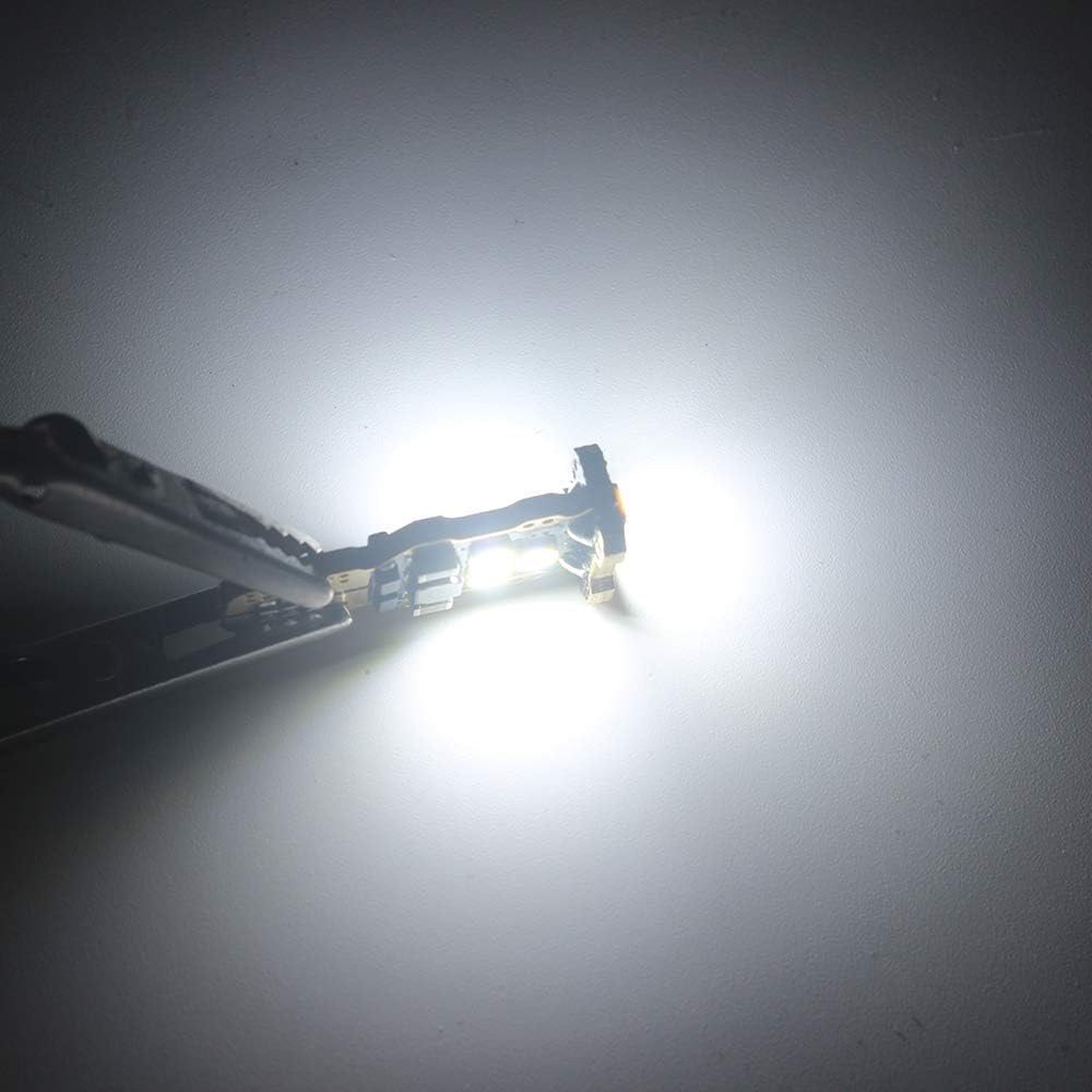 Blyilyb 2Pcs Nonpolarity T15 912 921 906 W16W Led Bulb High Power 2835SMD 6000K 1800 Lumens Extremely Bright Error Free Led Bulbs for Backup Reverse Lights 3Rd Brake Lights image number 3