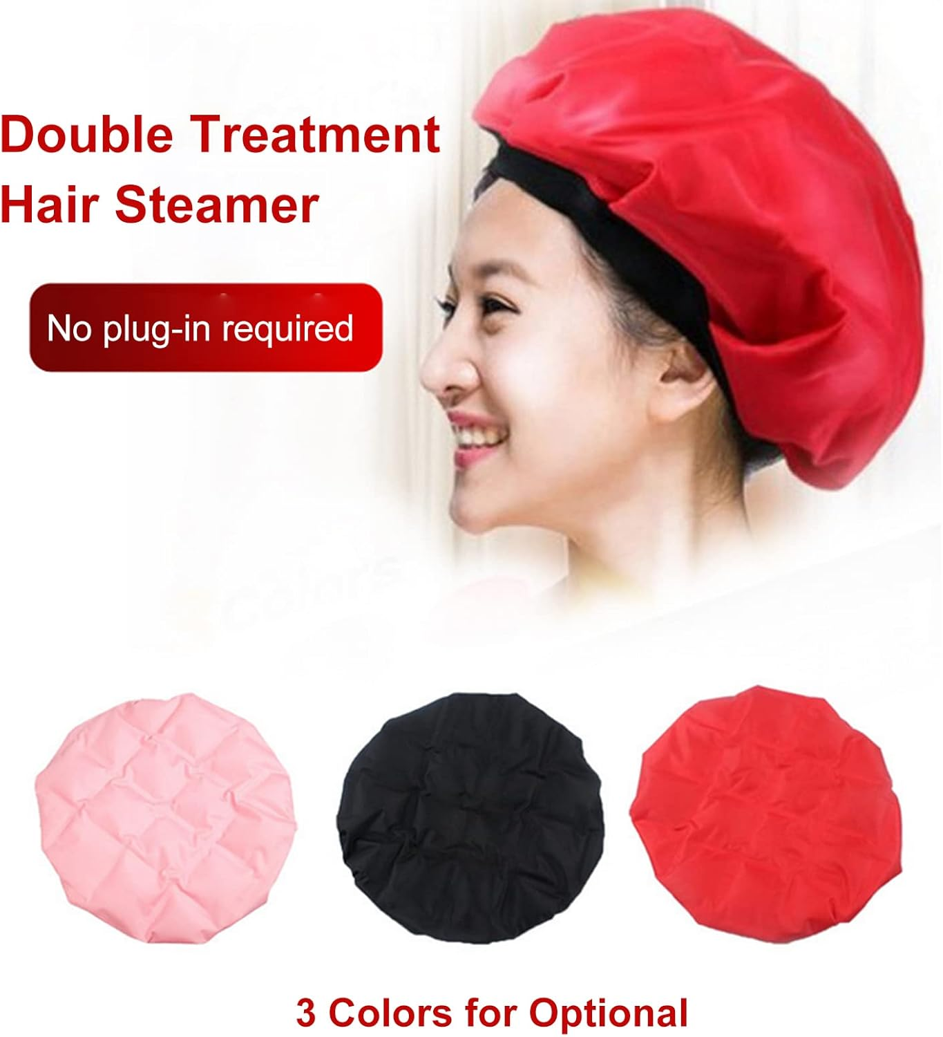 RAYWE Hair Conditioning Hat Cap Hair Styling Conditioning Treatment Steamer Cap Cordless Hot&Cold Therapy Hair Steamer Cap image number 6