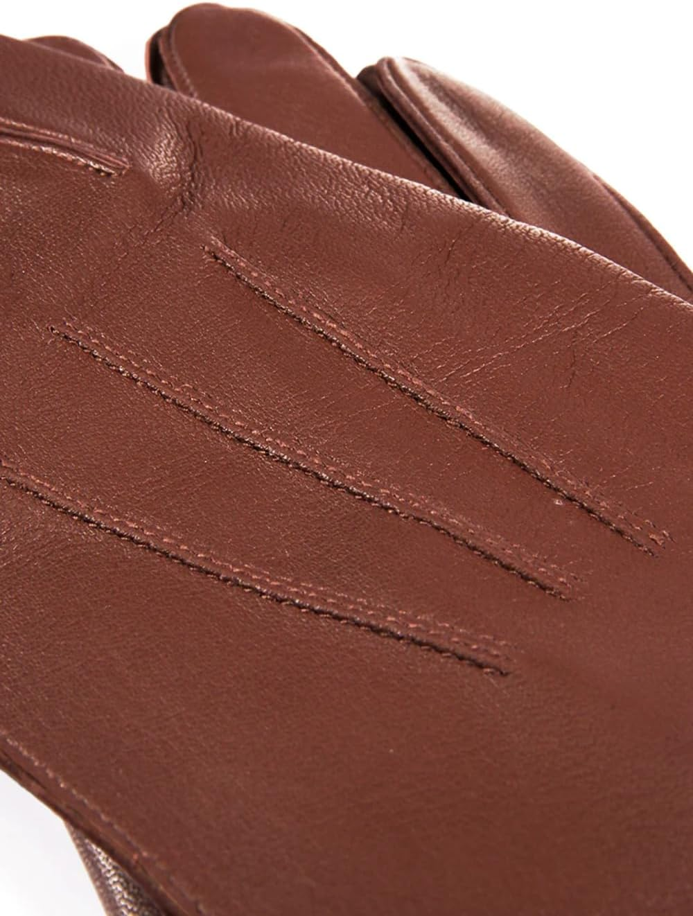 Dents Men'S Classic Sandhurst Unlined Leather Gloves with 3-Point Stitch Detail & Press Stud Fastening, English Tan, Size 7.5 image number 1