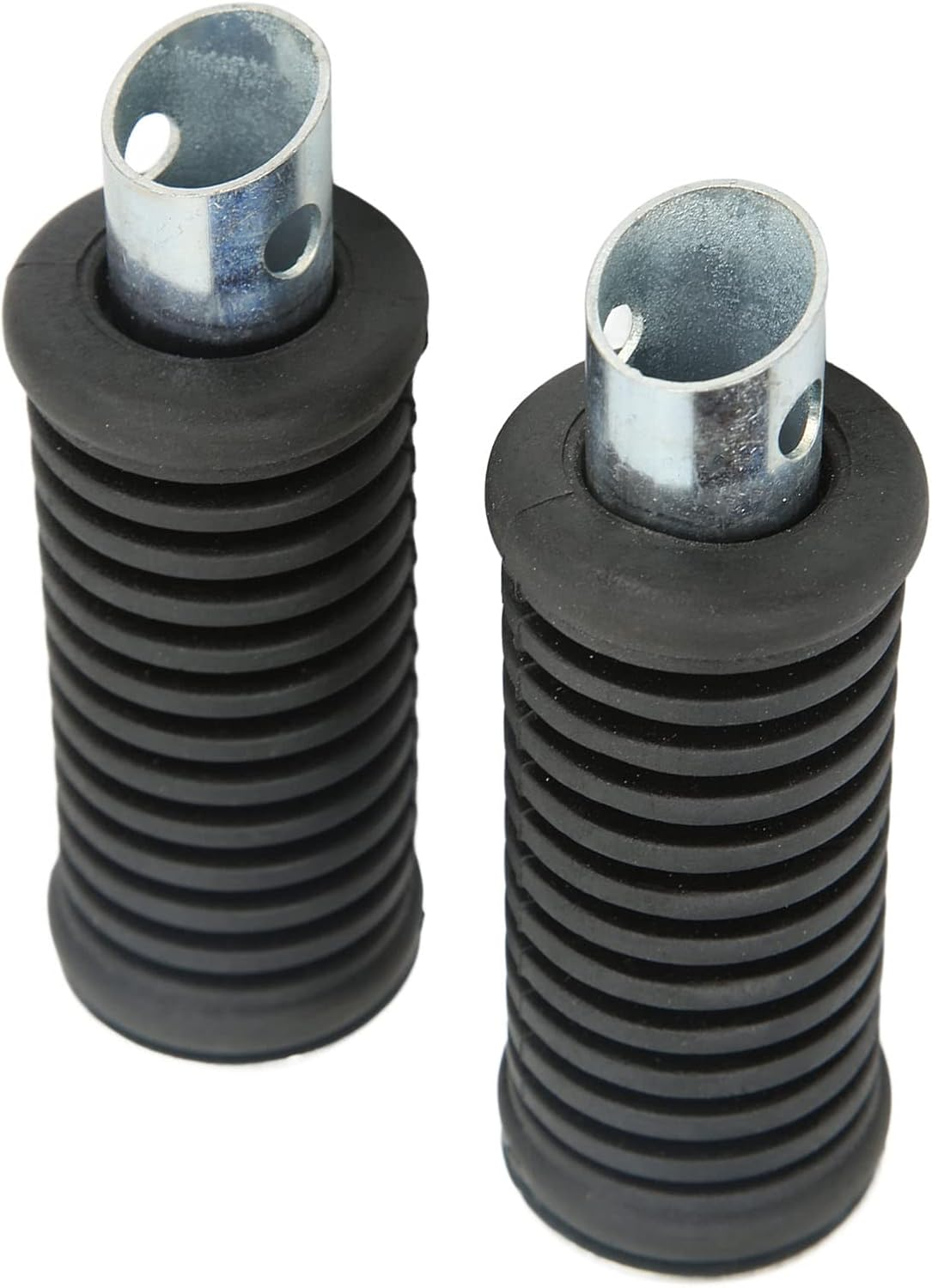 Penrux Footpegs, Foot Rest Rubber 8.5Cm High Strength 2Pcs for 196CC 6.0 6.5Hp Mini Bikes, Rear Foot Rests Motorcycle Rear Footrests Rubber Non Slip Footrests Plate Footrest Rubber Pad Grip Cover image number 4