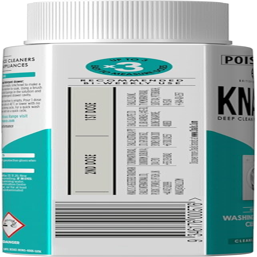 KNAUS Washing Machine Cleaner, 300Ml - High Performance Appliance Antibacterial Cleaner, Deep Cleans to Remove Mould Grime and Deodorise Your Washing Machine image number 4