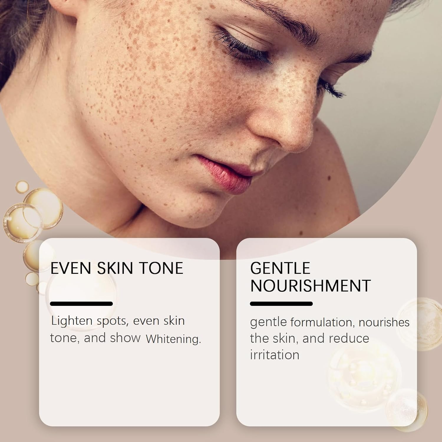 Glutathione Skin Brightening Face Cream, Dark Spot Corrector, Even Skin Tone, Reduce Fine Lines, Deep Moisturiser (4Pcs) image number 4