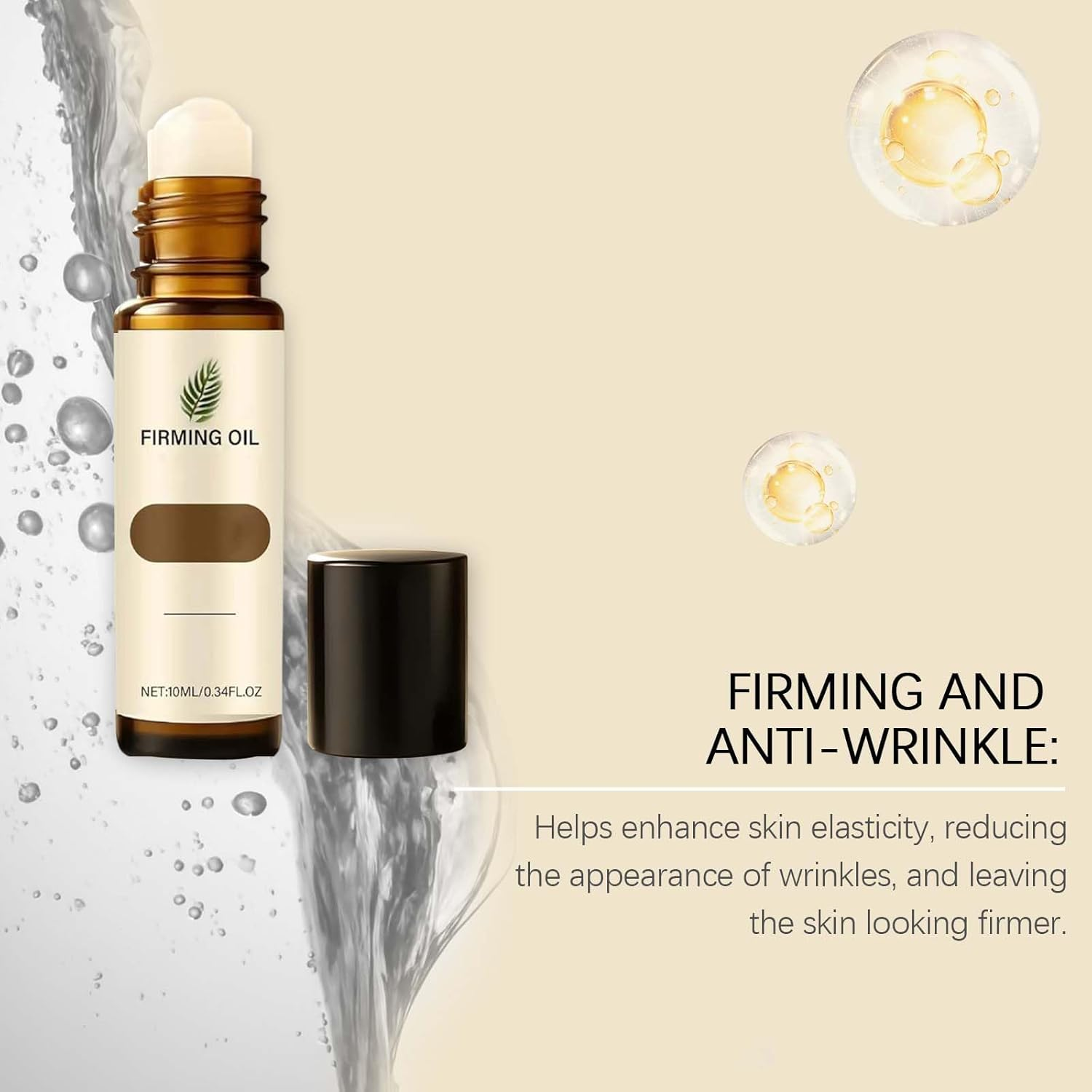 Anti-Wrinkle Instant Lifting Oil, Anti-Aging Roll-On Serum, Instant Lifting & Firming Face Oil with 360&deg; Roller Ball, Hydrating & Moisturizing Anti-Aging Treatment for for Eye, Face & Chest (6Pcs)