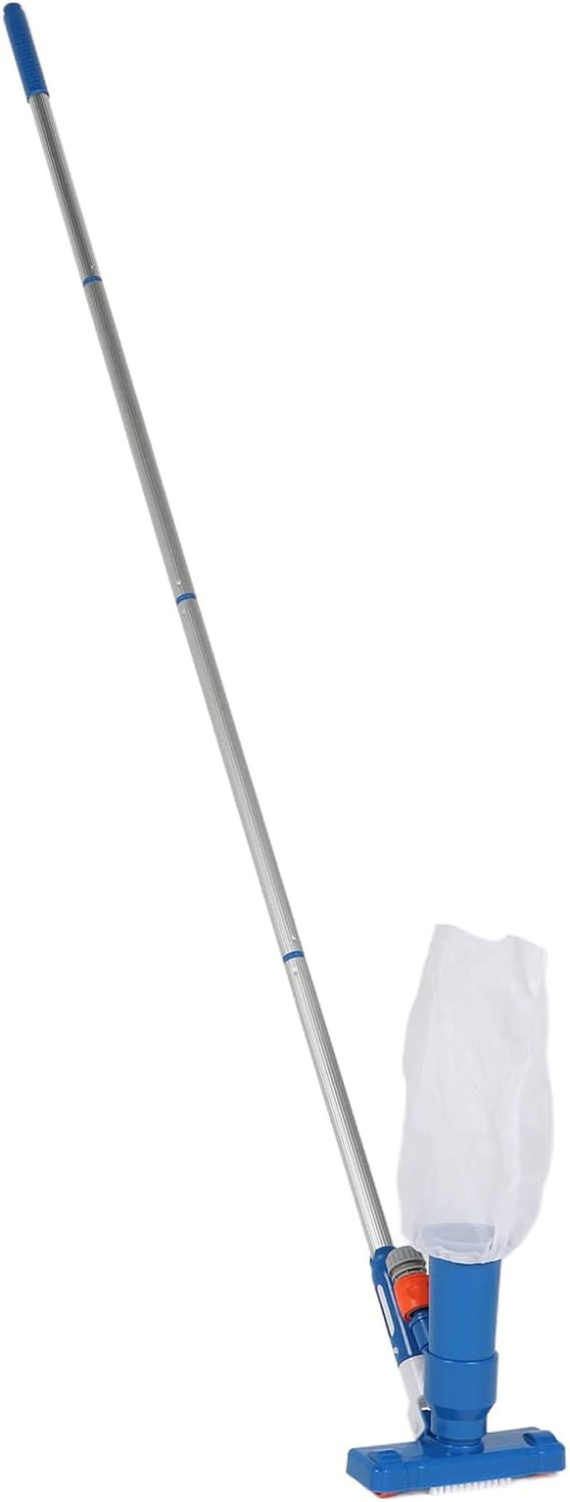 Pool Spa Jet Vacuum Cleaner, 63 Portable Pool Vacuum Jet Underwater Cleaner, Adjustable 4 Poles Pool Cleaner, Fit for Spa, Hot Tub, Fountain Vacuuming, Attach to Use Garden Hose image number 6