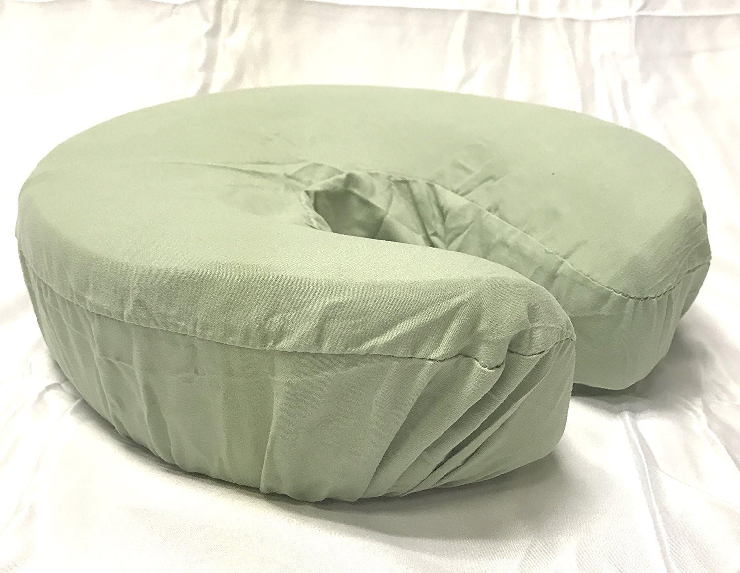 Therapist'S Choice&reg; Premium Deluxe Microfiber Massage Table Face Cradle Covers, 4Pcs per Package (Light Gray) image number 4